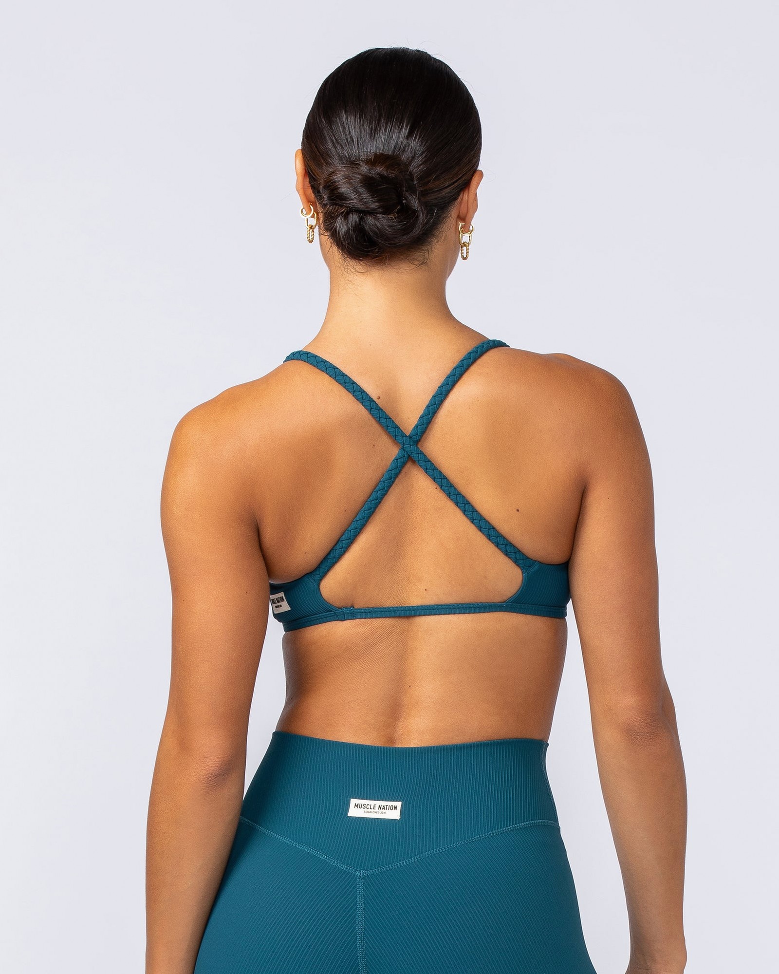 Breeze Rib Bralette - Dark Marine