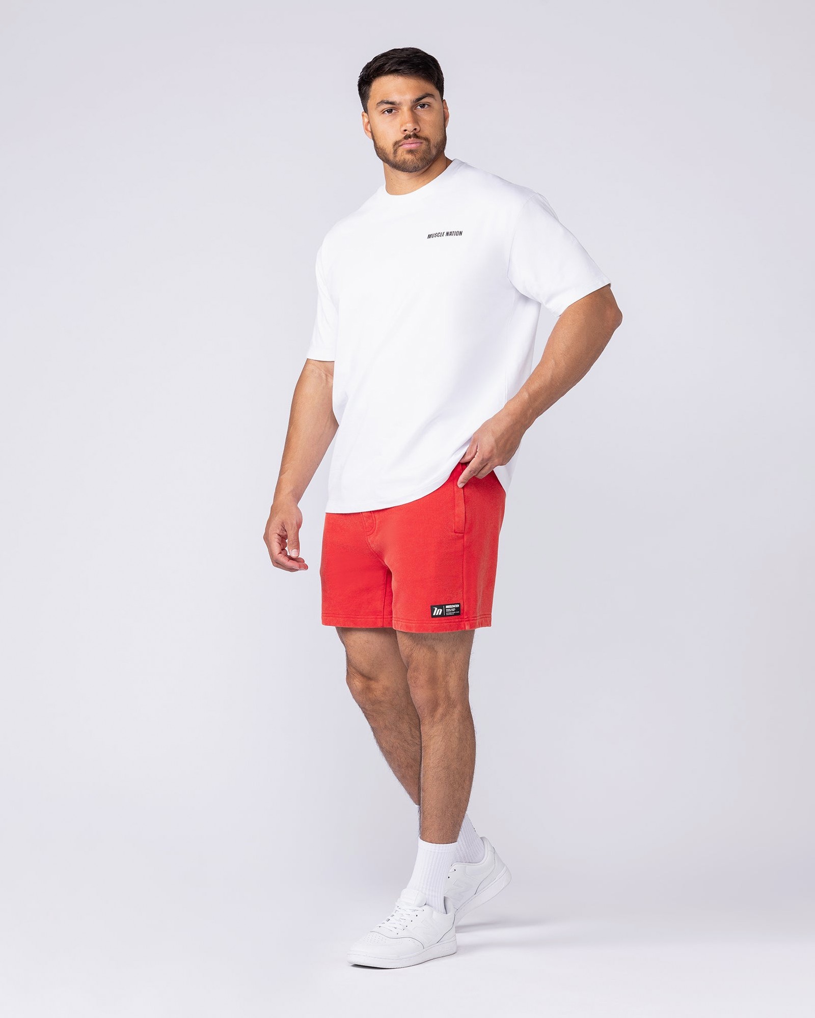 Sweat 5" Shorts - Washed Red