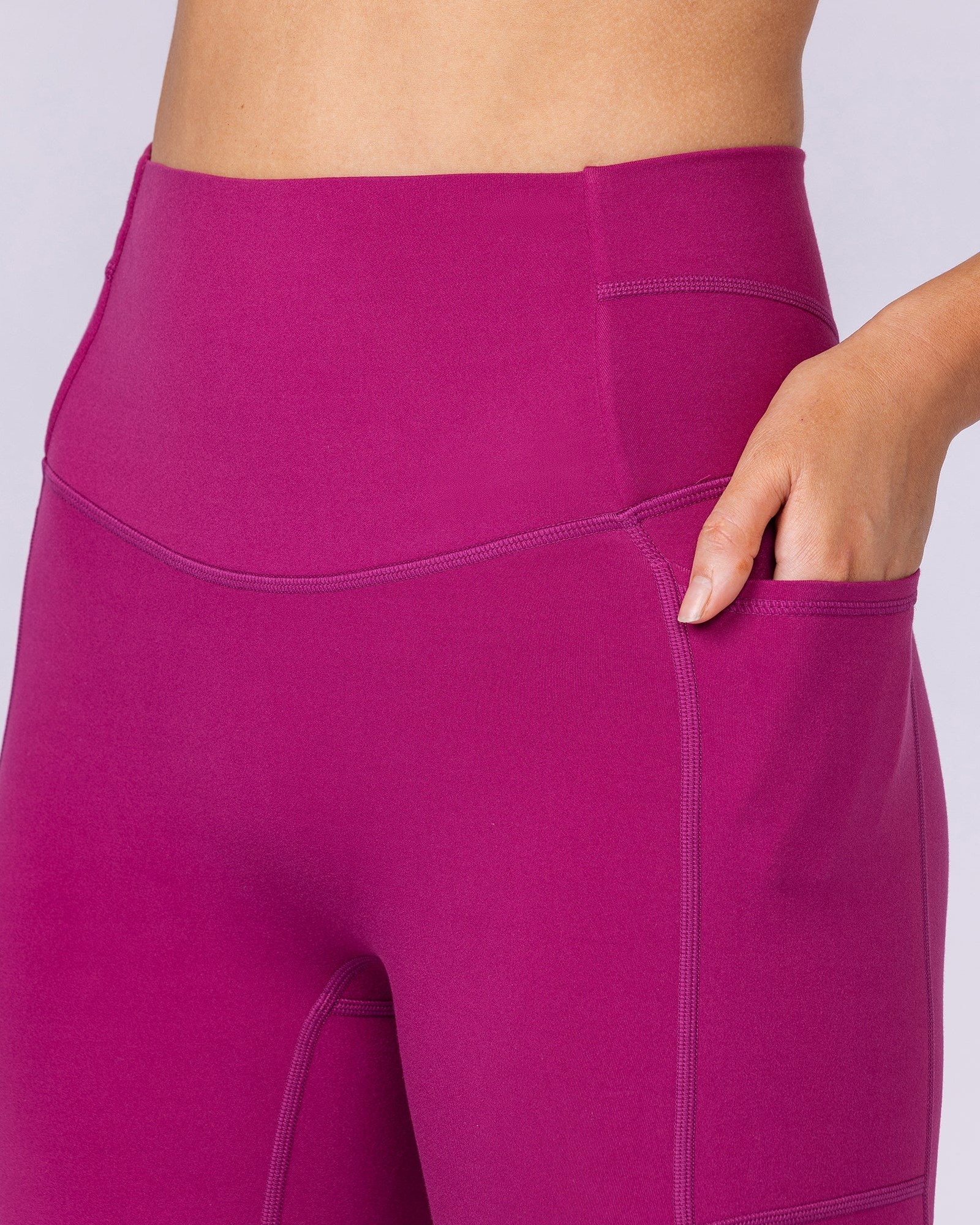Unrivalled Everyday Pocket Ankle Leggings - Raspberry Quartz