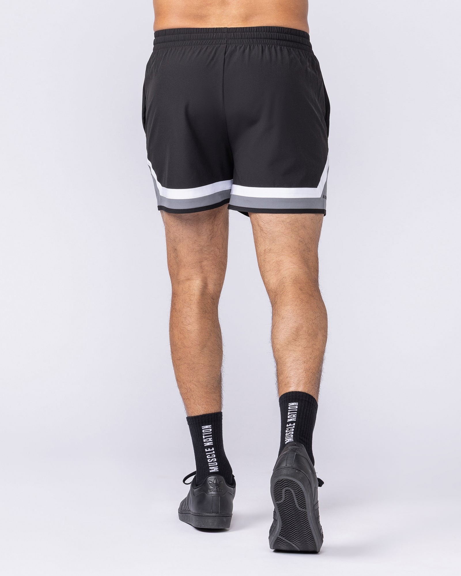 Player 4" Active Shorts - Black / Tornado