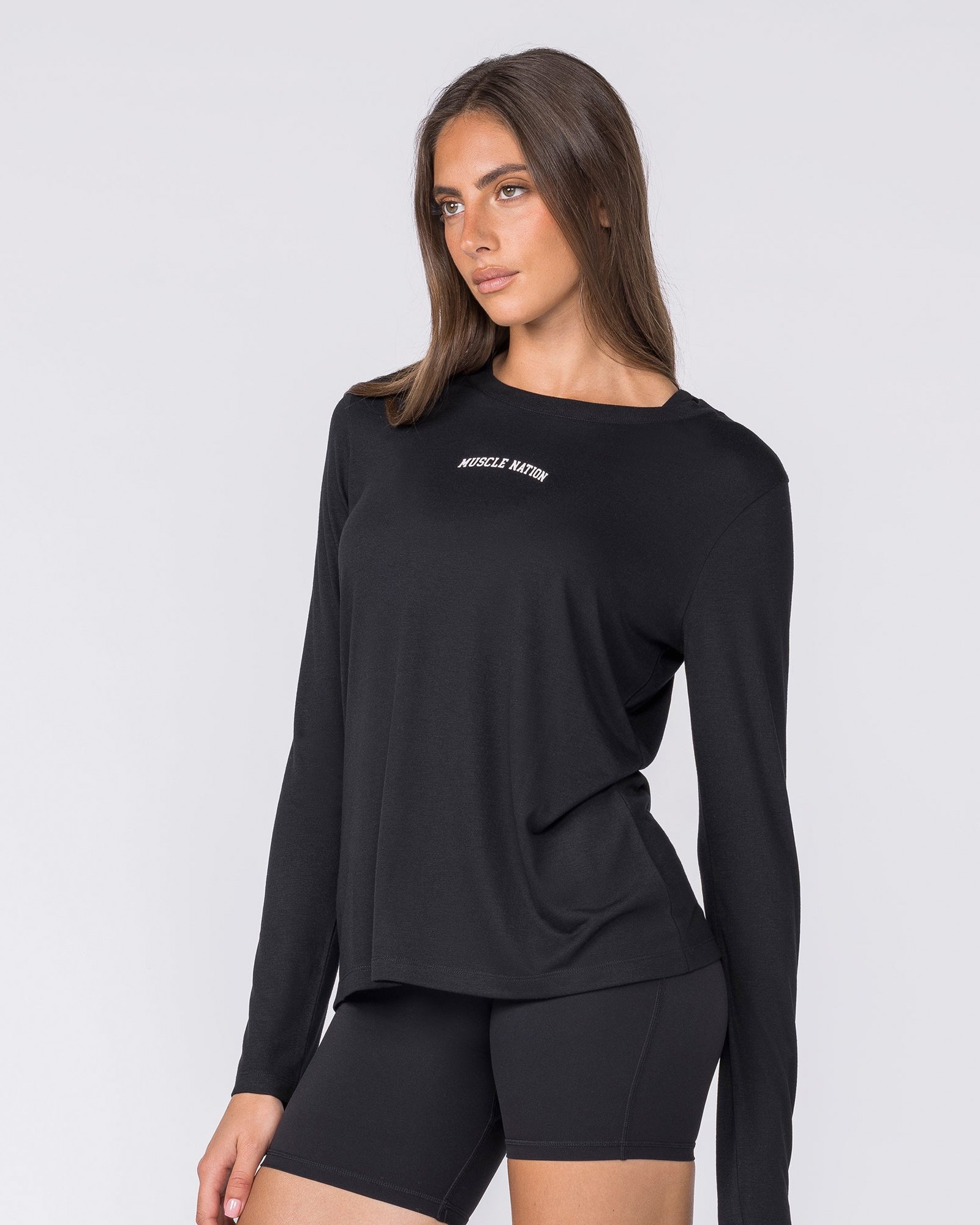 Routine Long Sleeve Top - Black