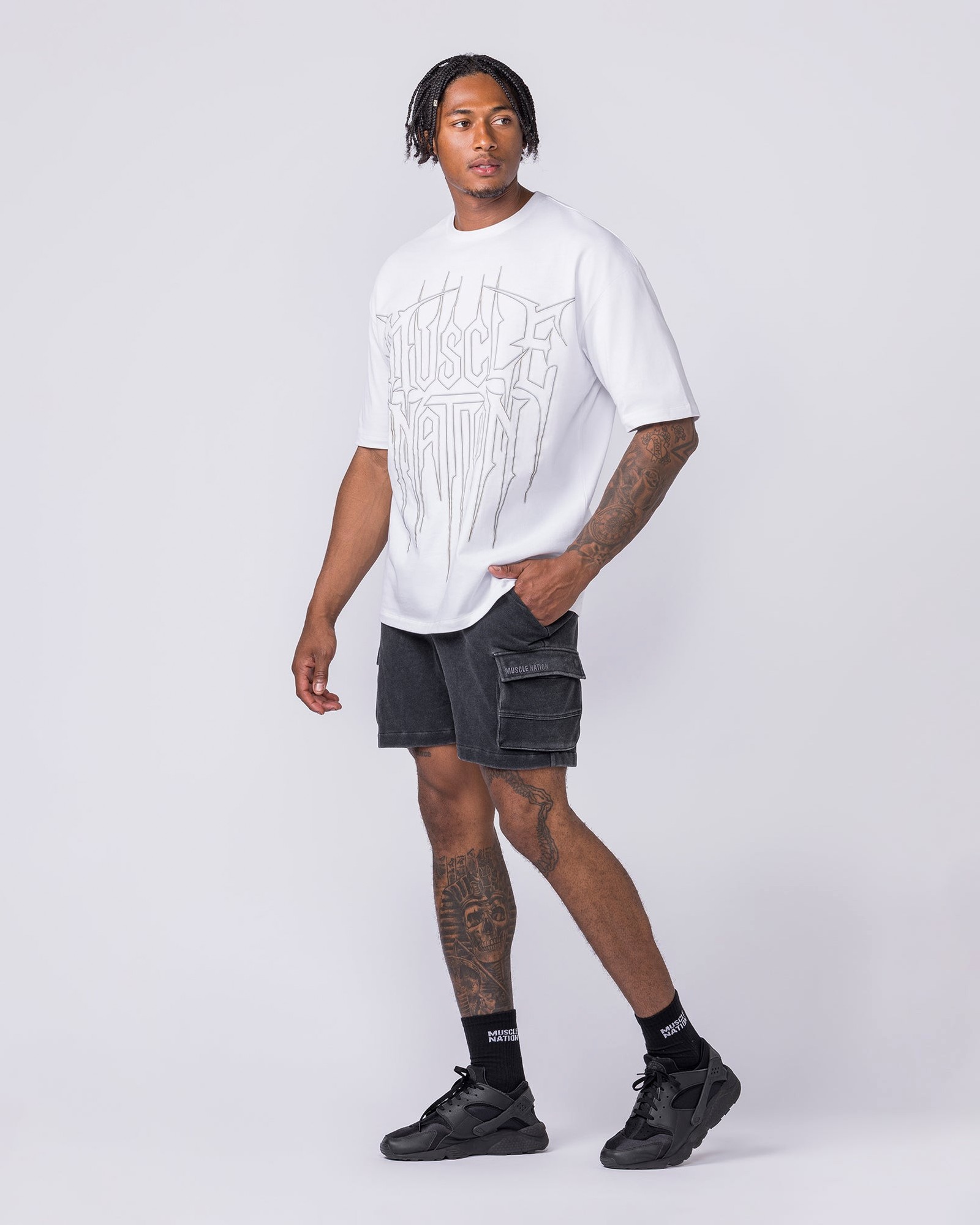 Weekender Vintage Cargo 5" Shorts - Washed Black