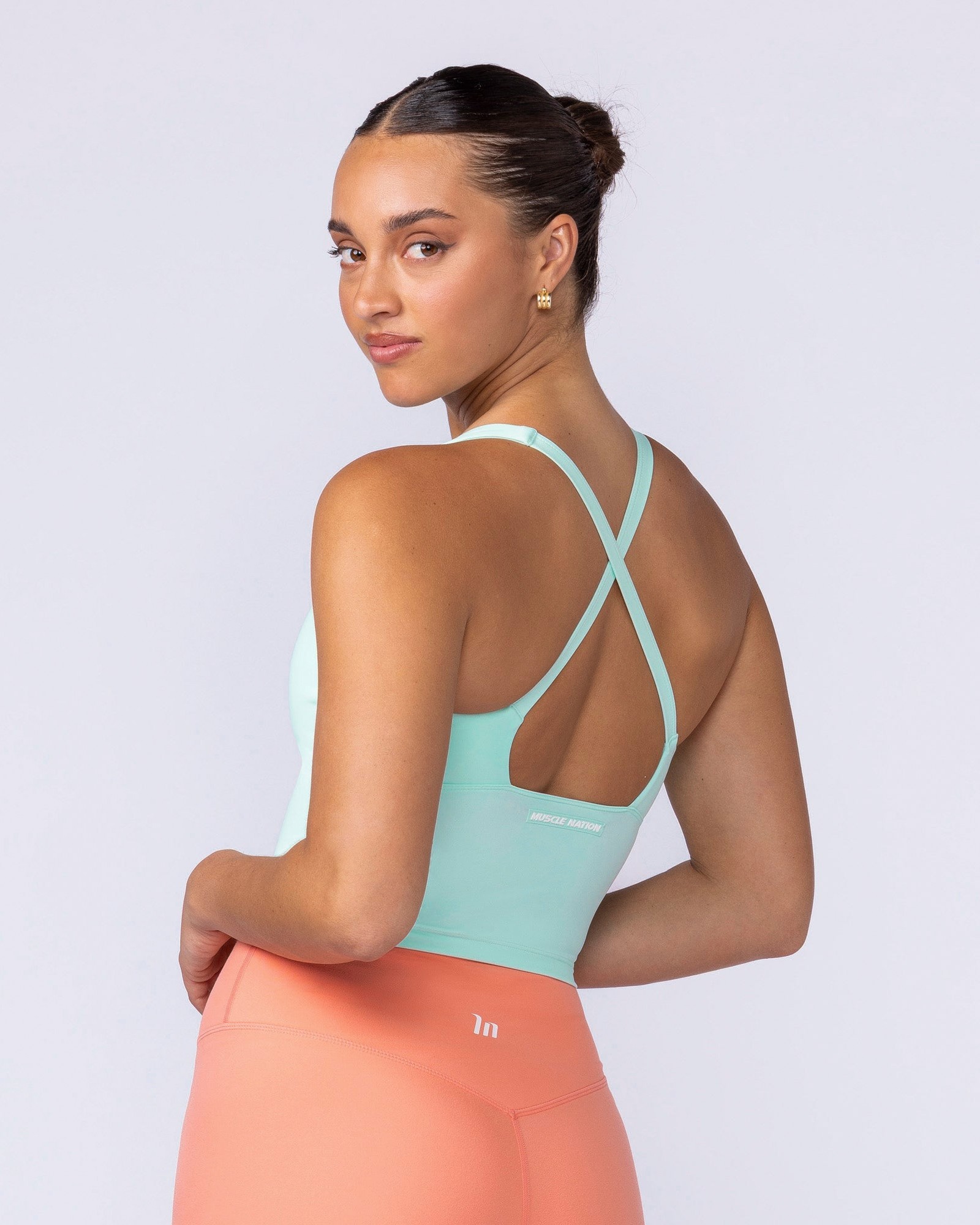 Influence Bra Tank - Ocean Wave