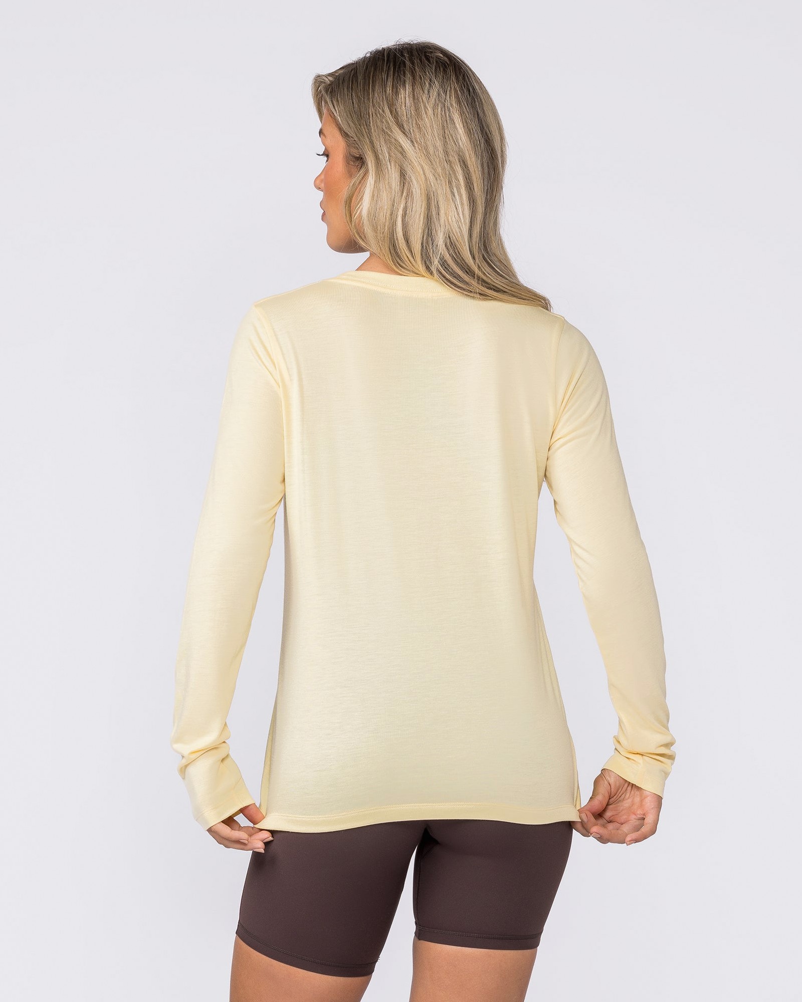 Routine Long Sleeve Top - Panna Cotta