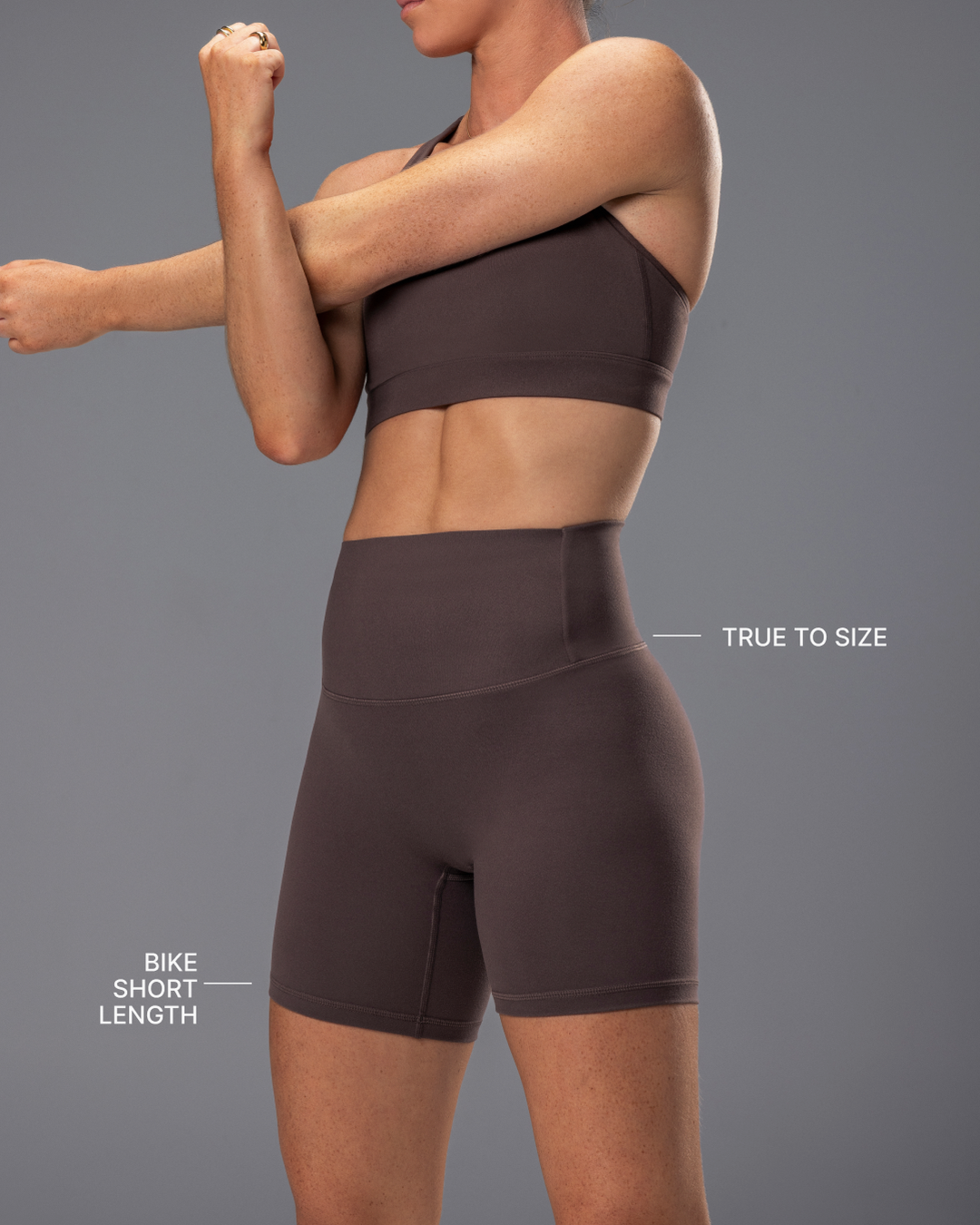 Unrivalled Bare Bike Shorts - Cola