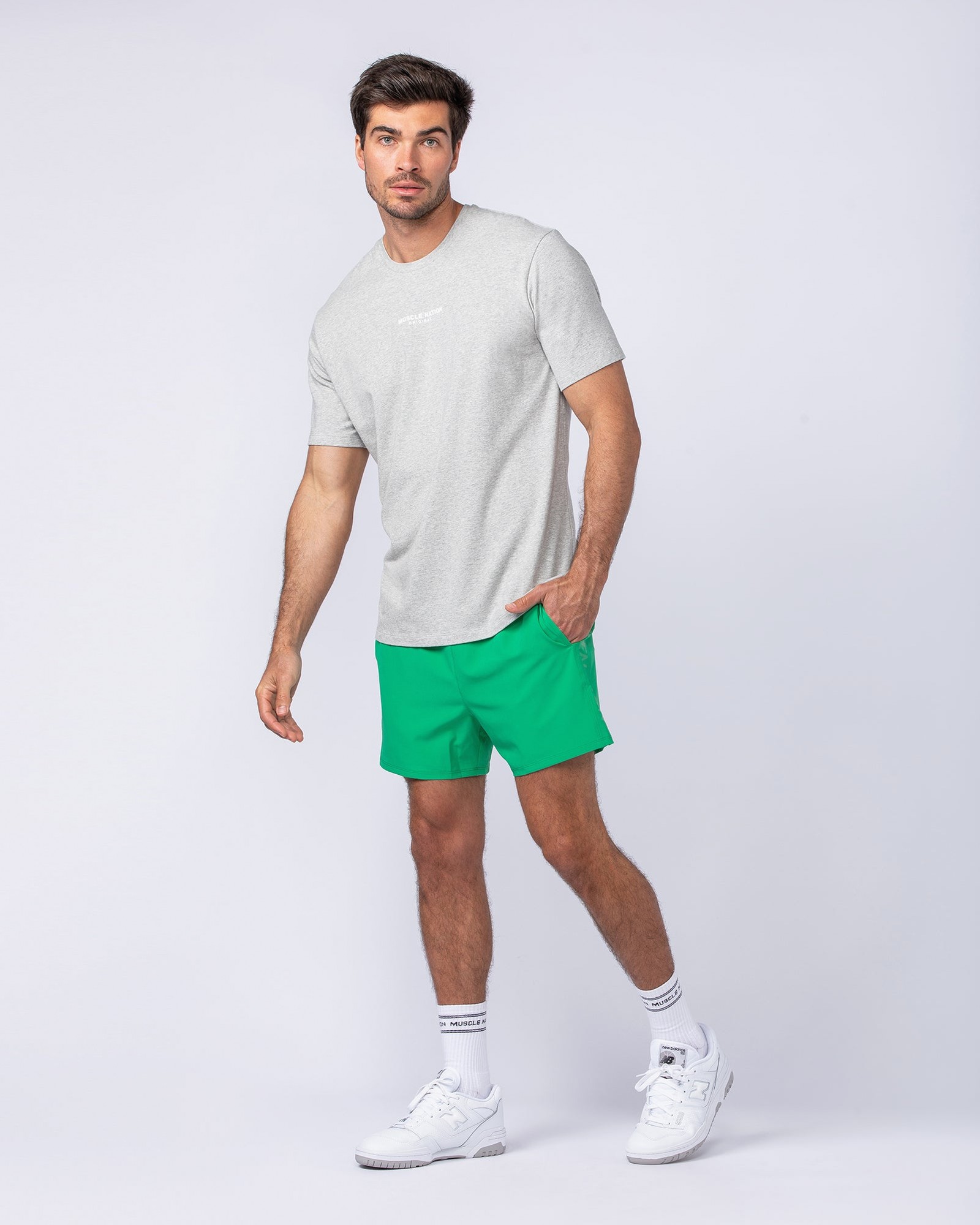 Staple Condition Tee - Grey Marl