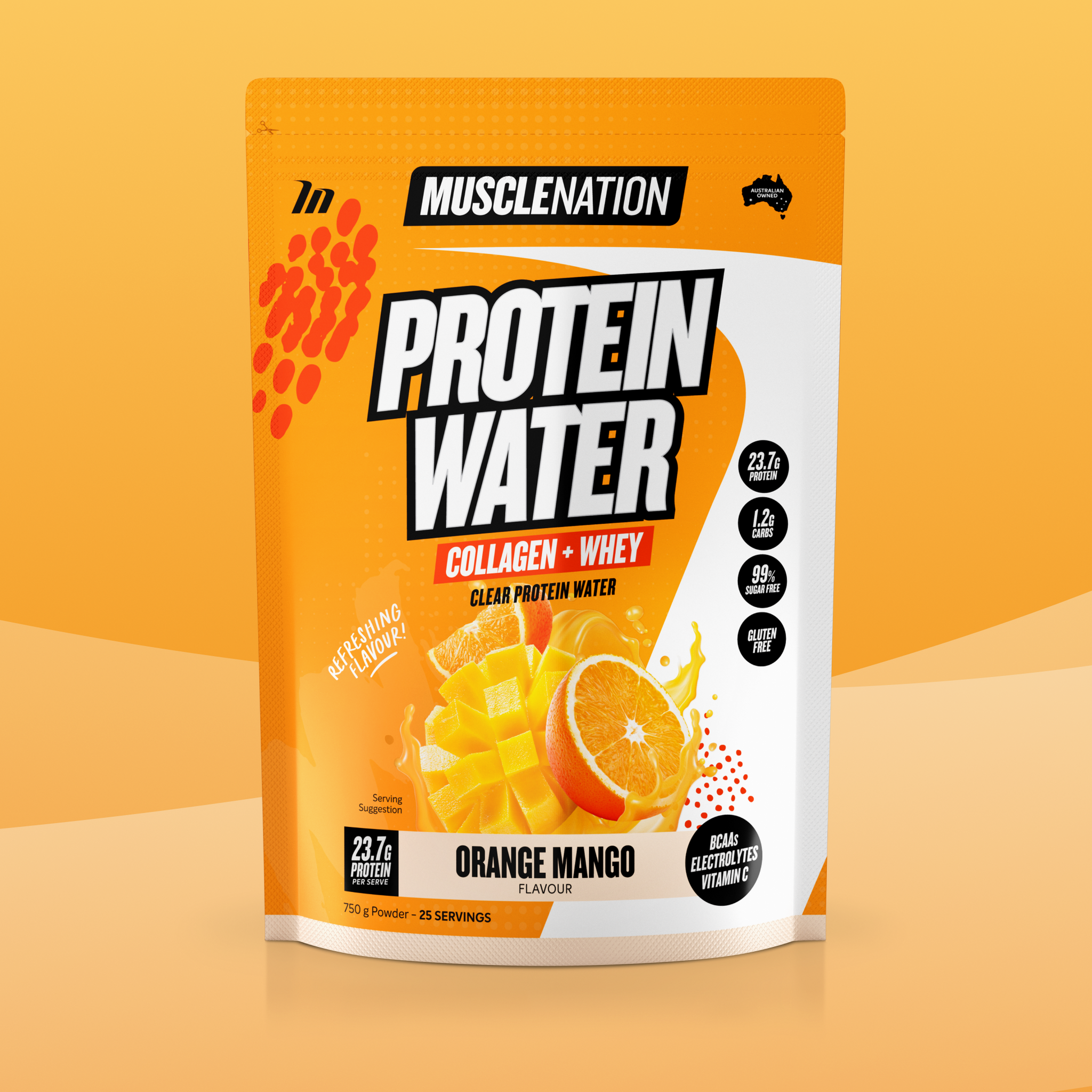 PROTEIN WATER - Orange Mango - 25 serves