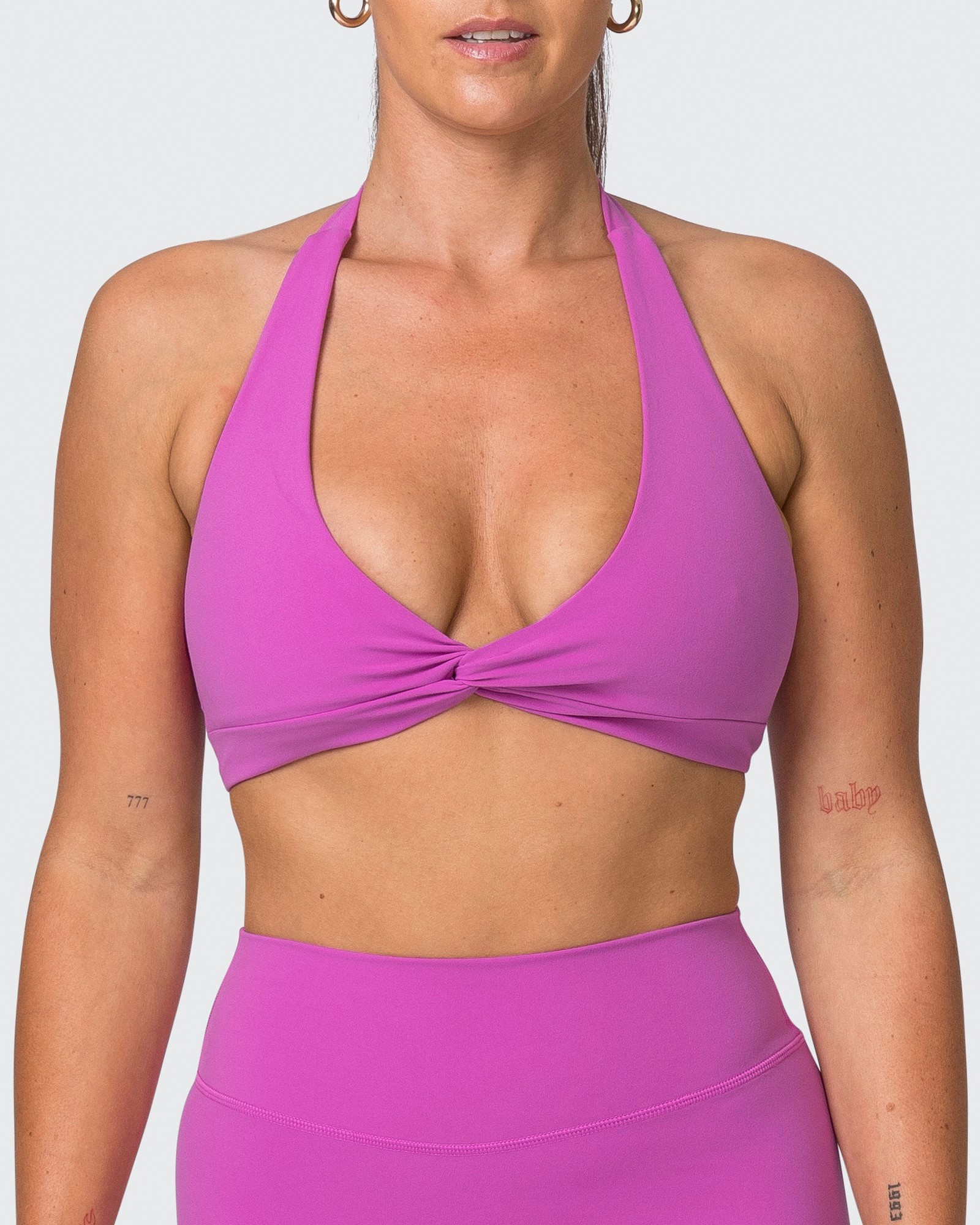Hype Halter Bralette - Dahlia