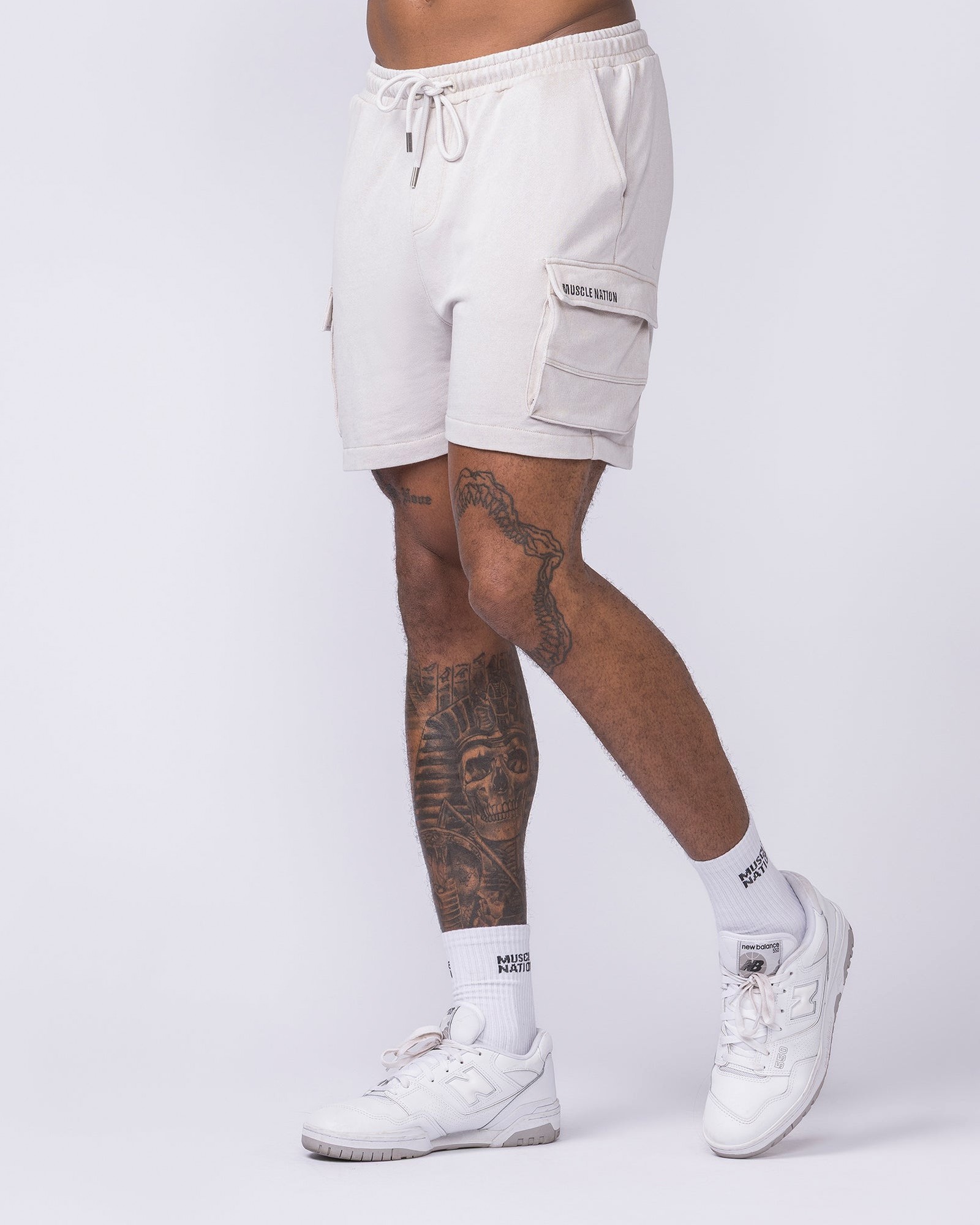 Weekender Vintage Cargo 5" Shorts - Washed Cream