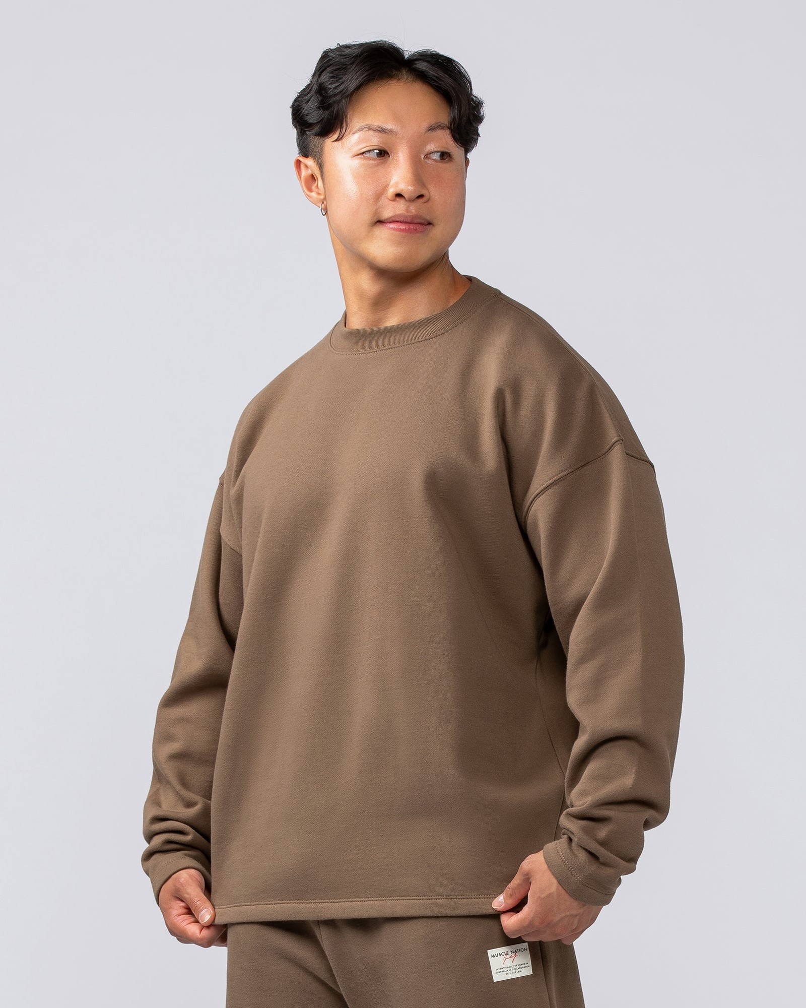 Lee Lem Crew Pullover - Washed Hazelnut