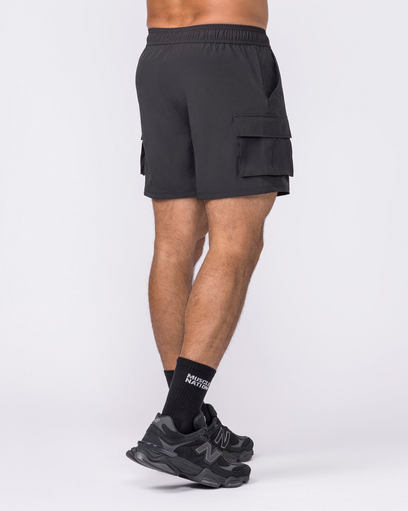 Active Cargo 5" Shorts - Black