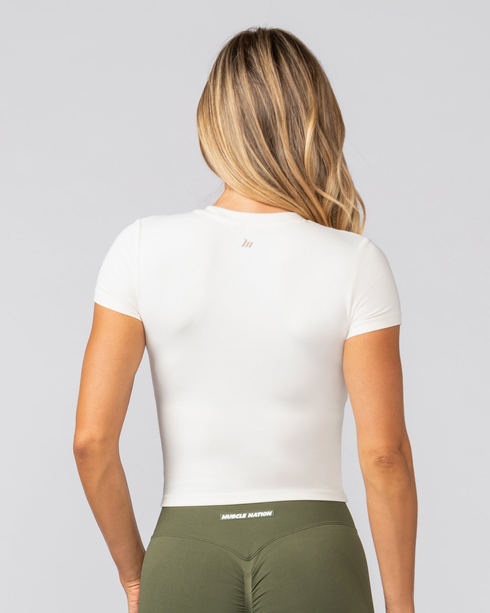 Essential Cropped Tee - Coconut