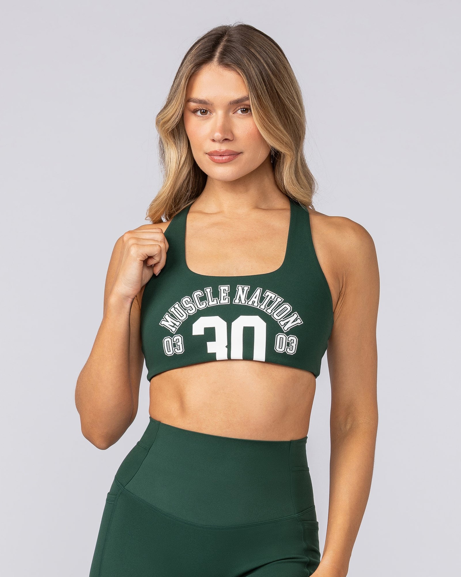 Takeover Bra - Forest Green