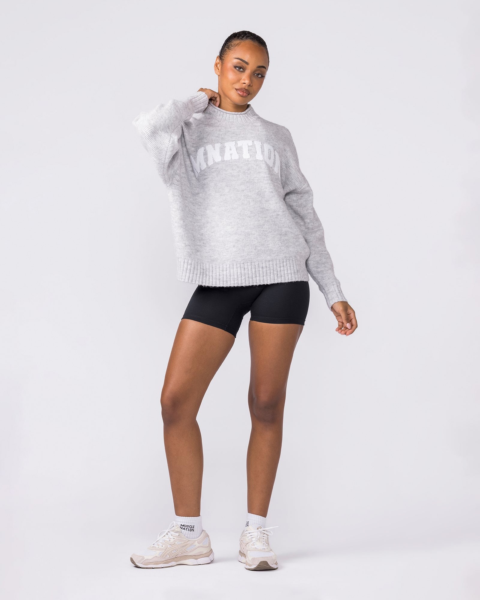 Sorority Knit - Snow Grey Marl