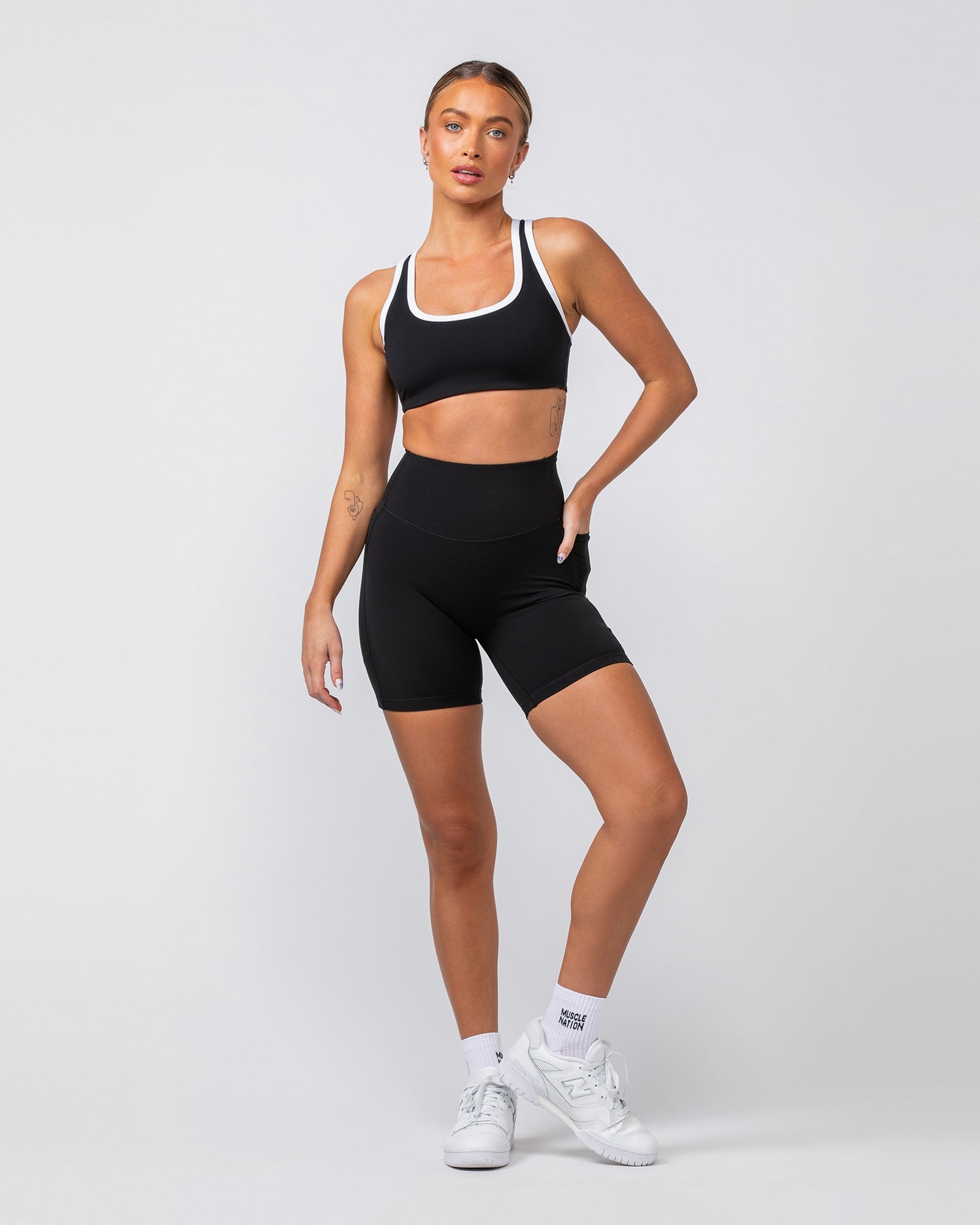 Agility Aura Pocket Bike Shorts - Black