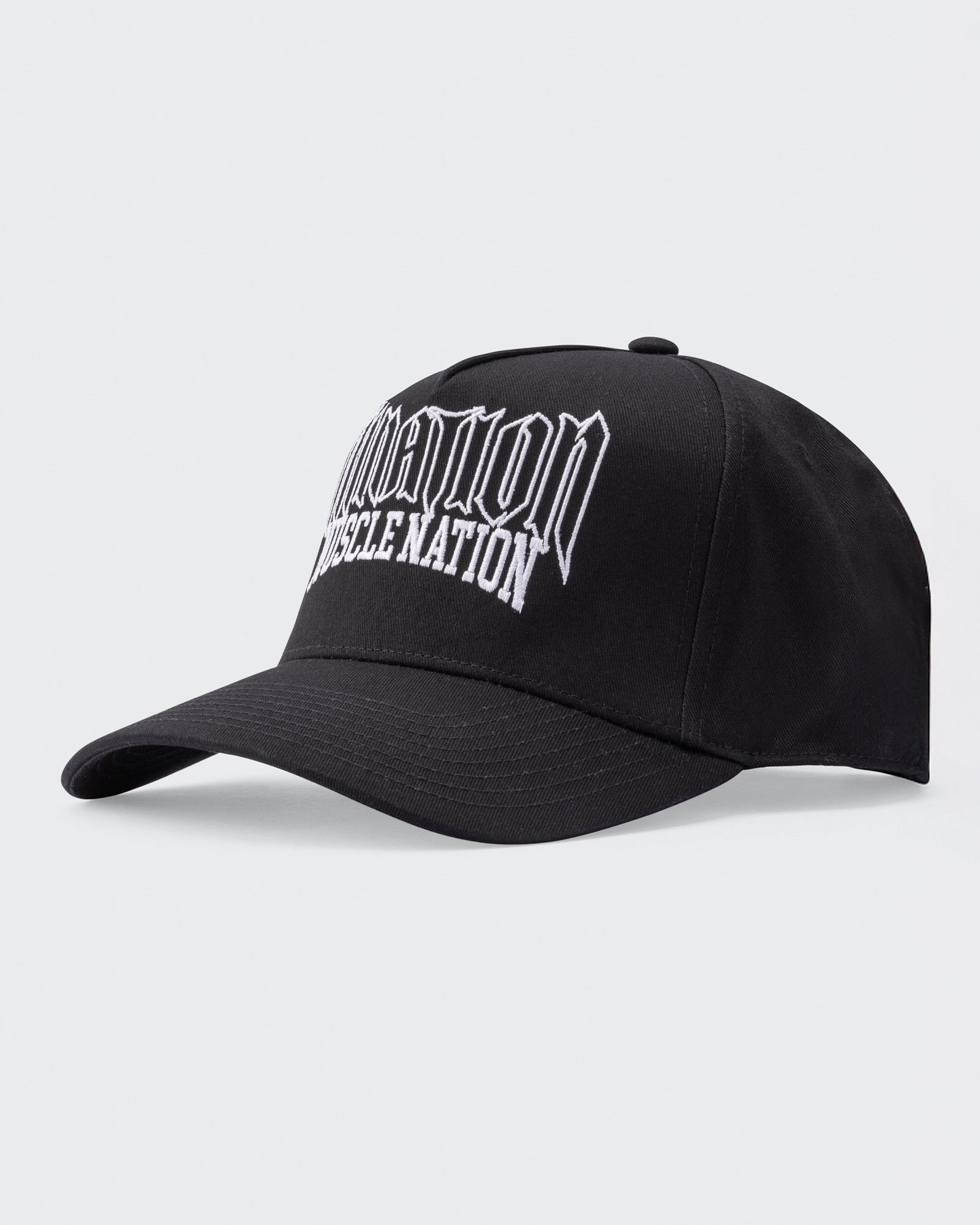 Metal A-Frame Hat - Black
