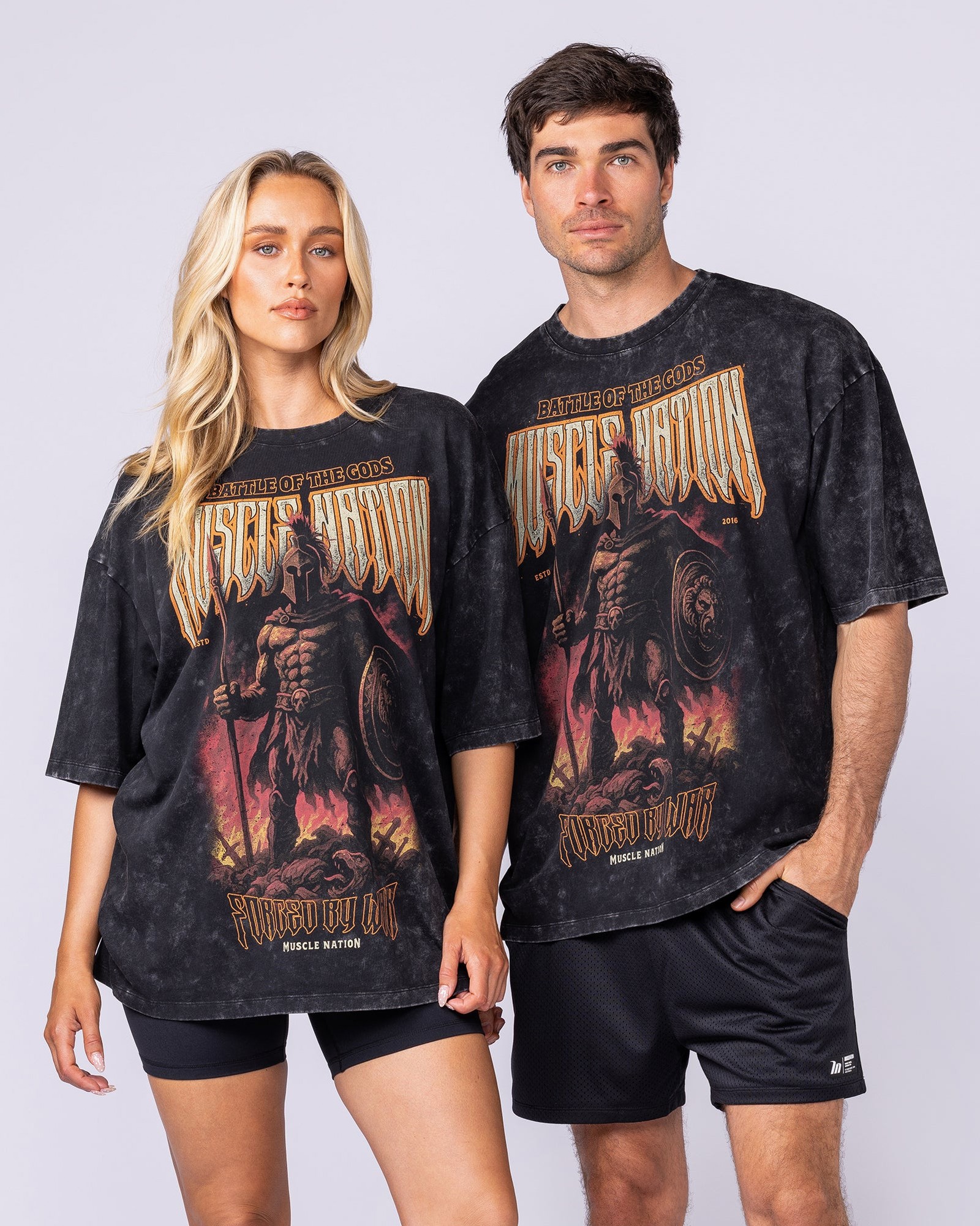 Immortal Oversized Vintage Tee - Washed Black