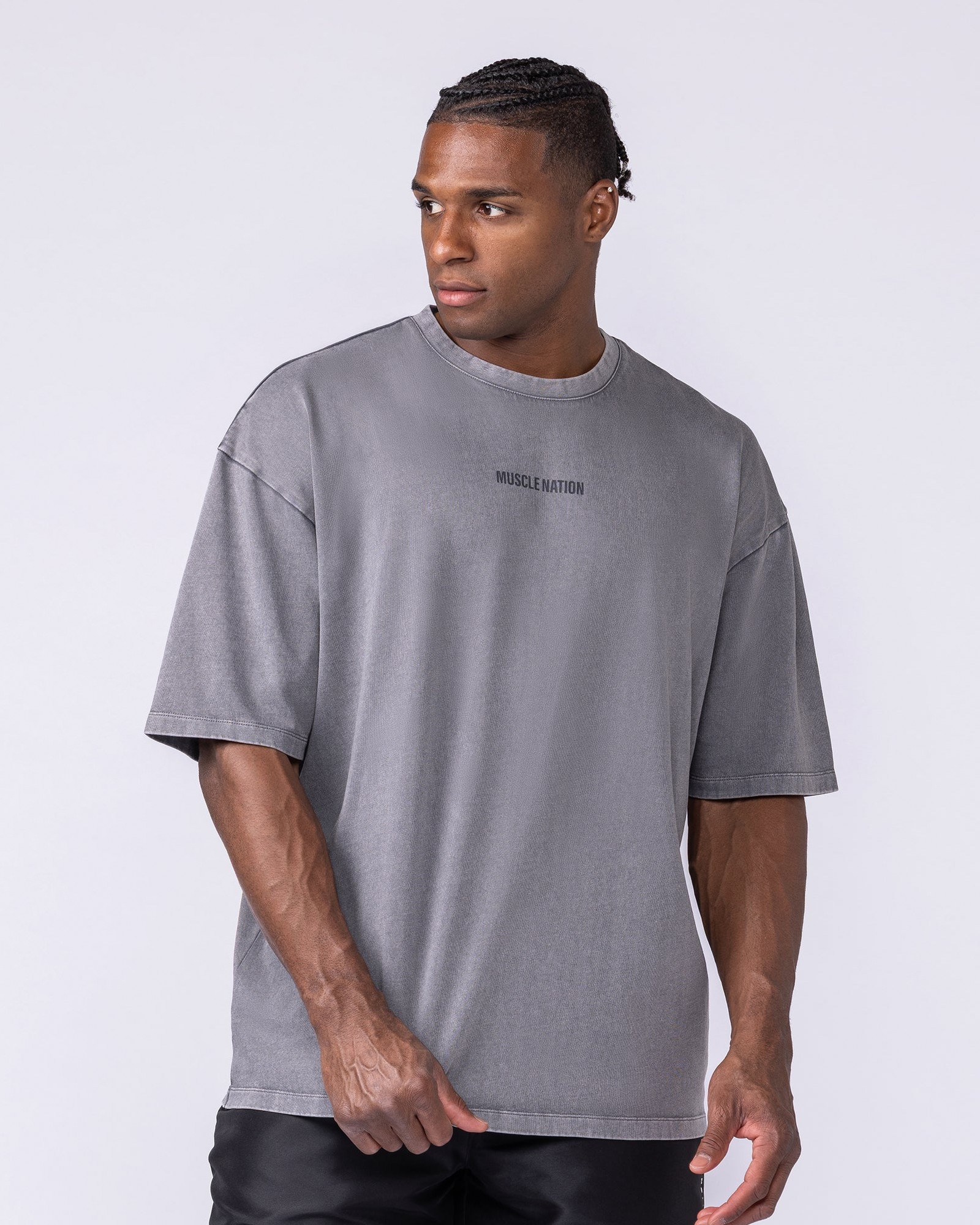 Worldwide Oversized Vintage Tee - Washed Tornado