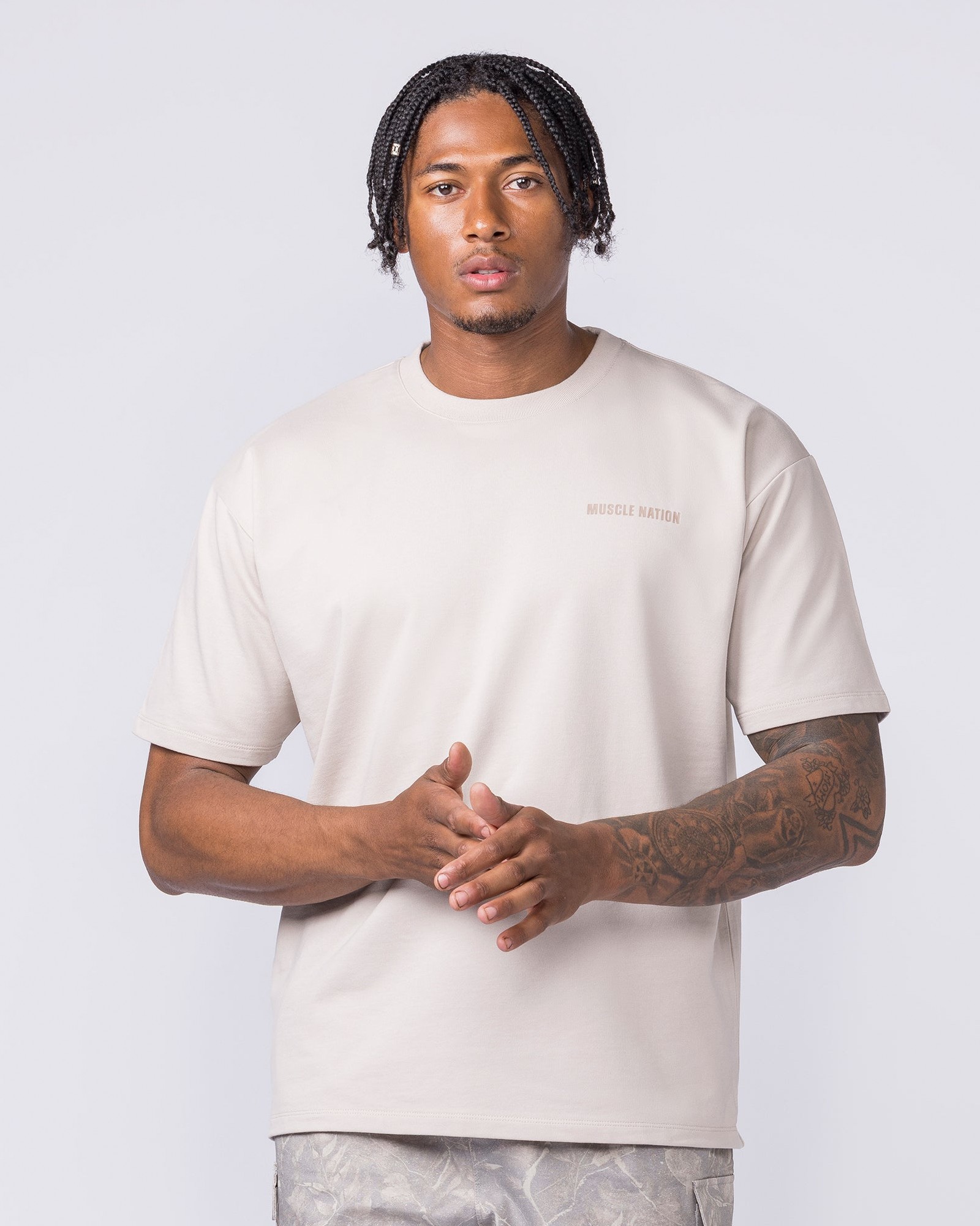 Essential Regular Fit Tee - Cream