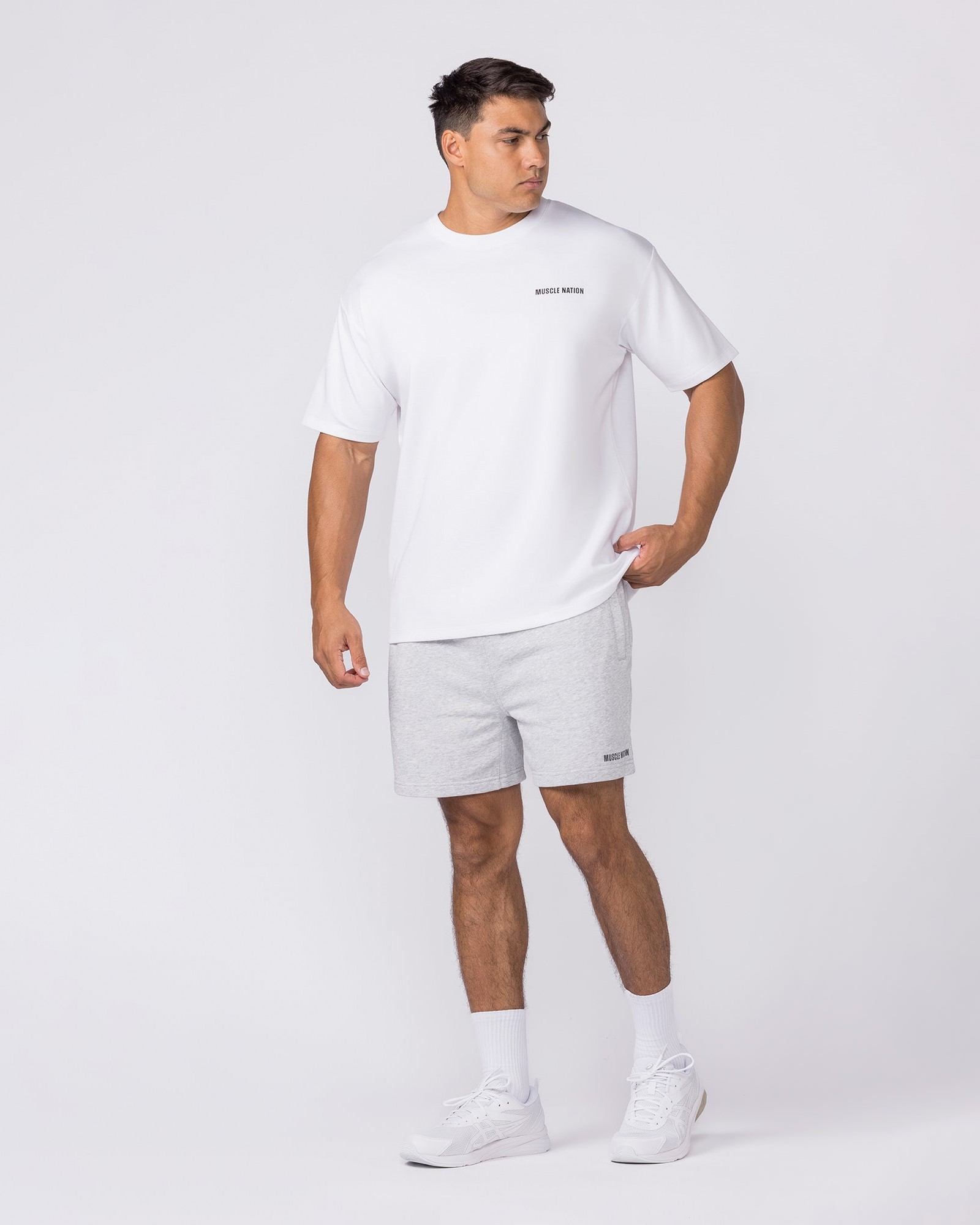 Essential Sweat 5" Shorts - Grey Marl