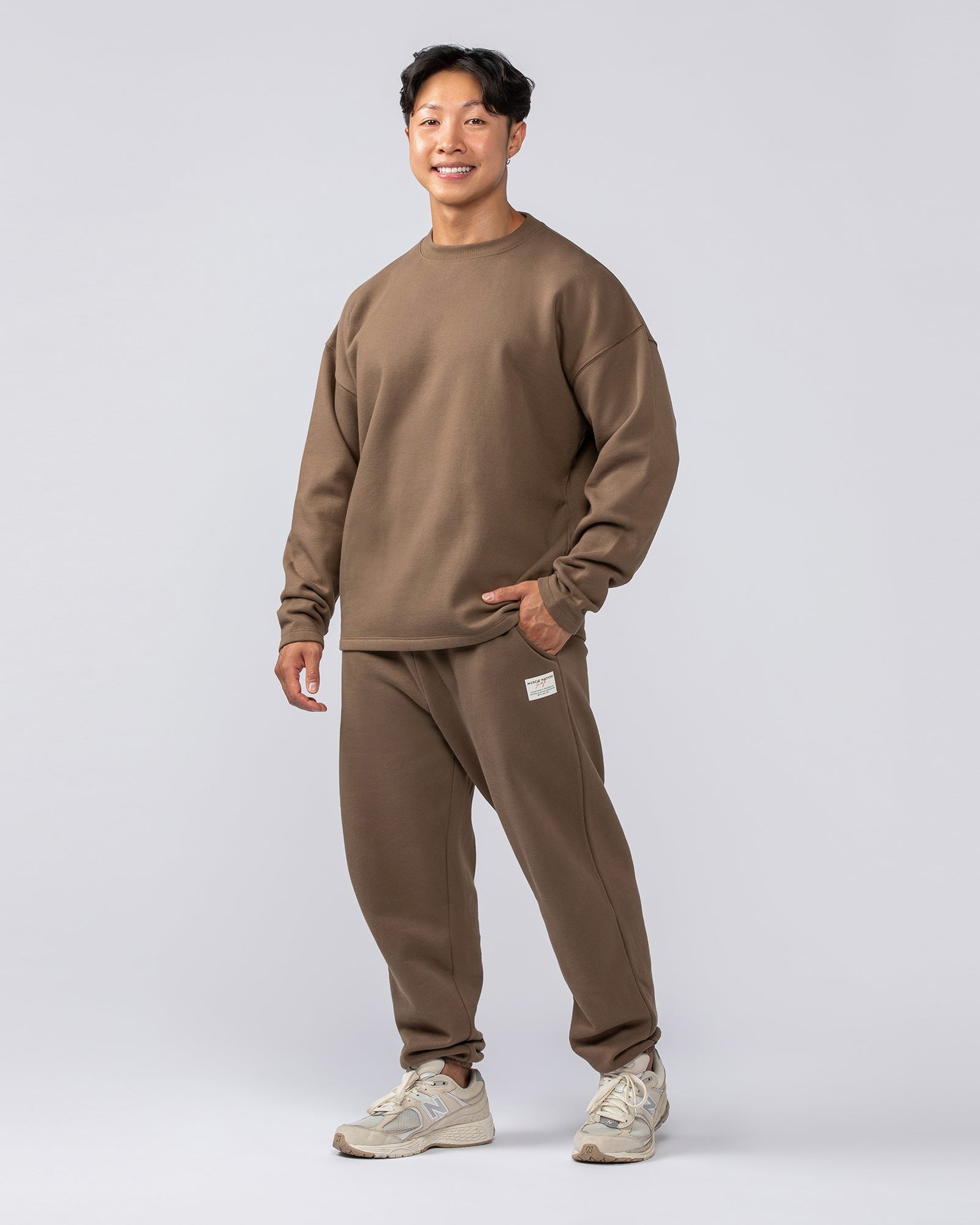 Lee Lem Crew Pullover - Washed Hazelnut
