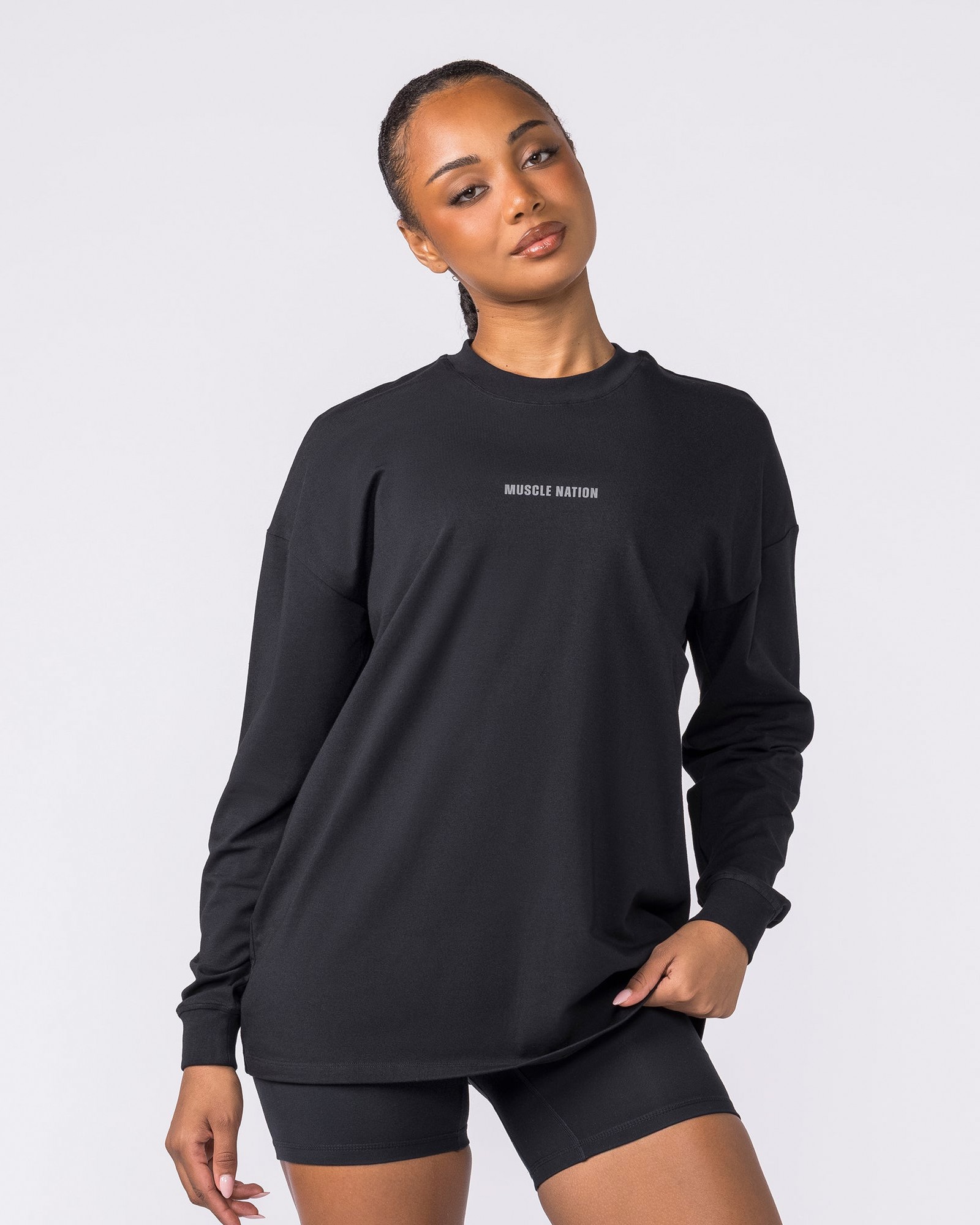 Classic Long Sleeve Top - Black