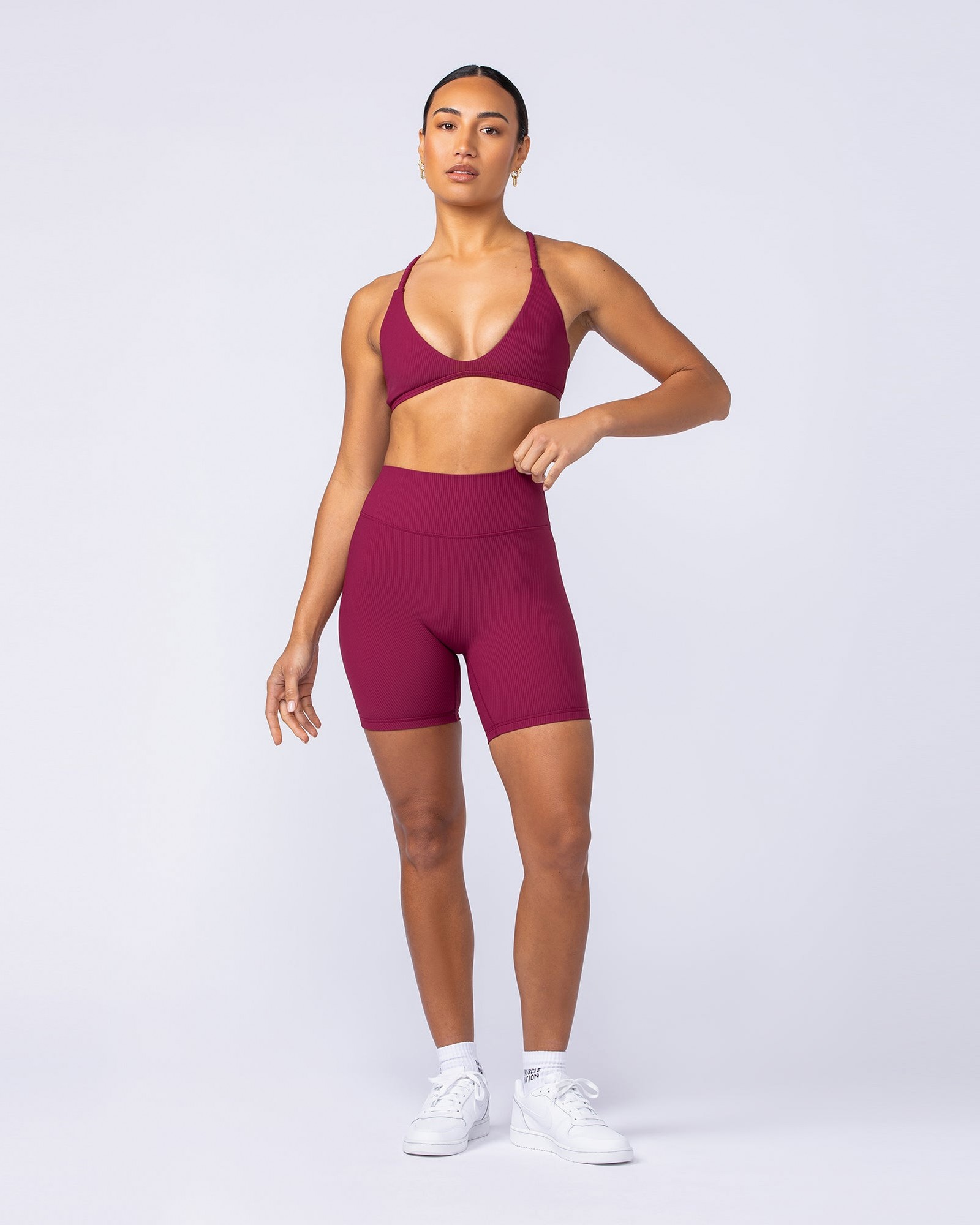 Breeze Rib Bralette - Rose Bud