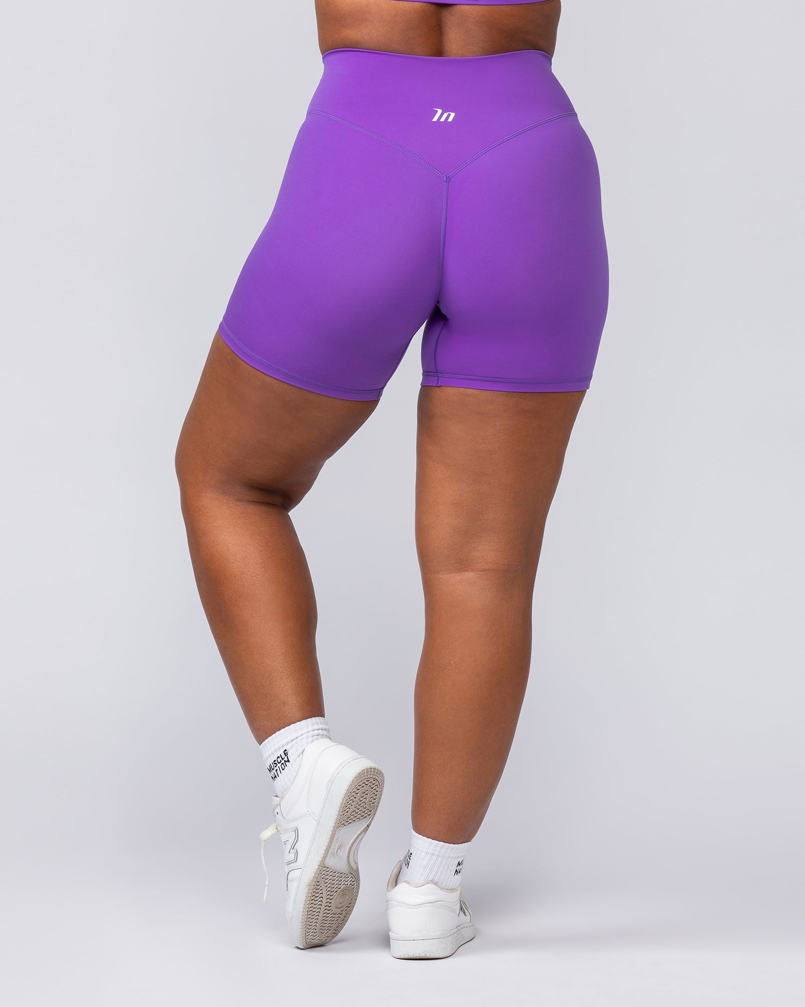 Liberty High Rise Bike Shorts - Viola