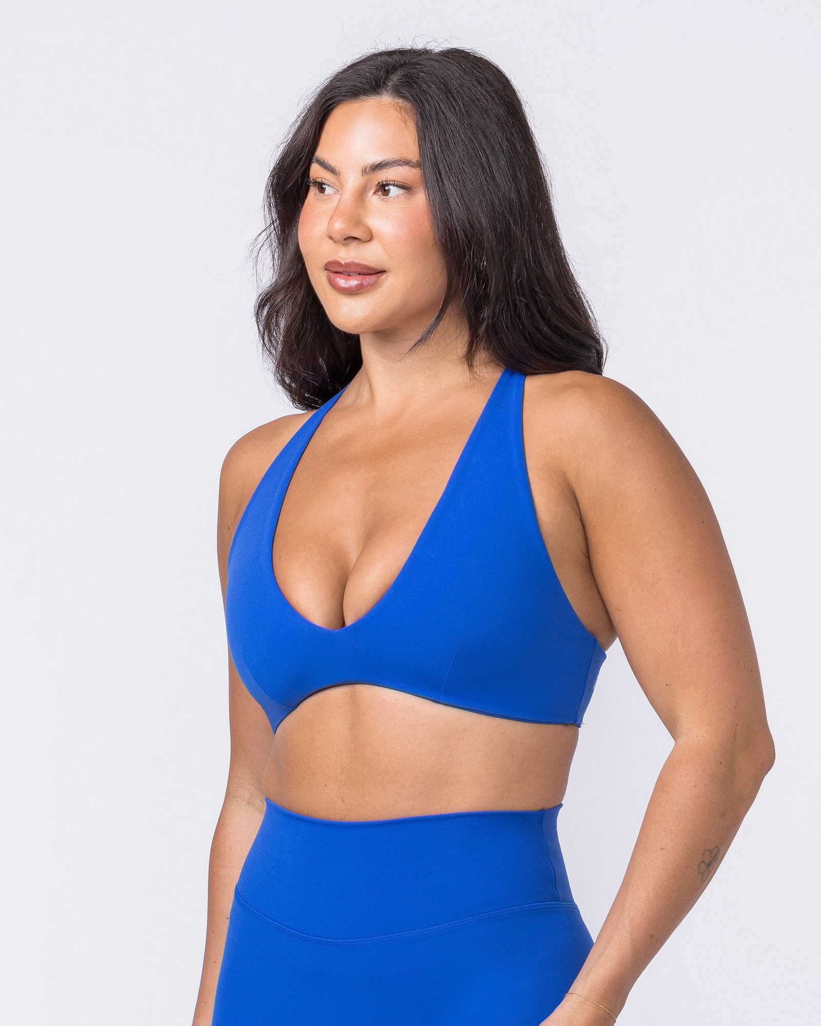 Liberty Lustre Bralette - Bondi Blue