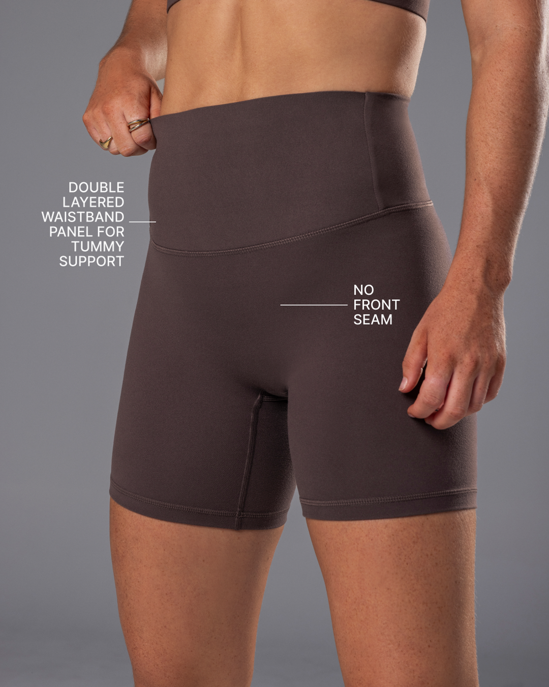 Unrivalled Bare Bike Shorts - Cola