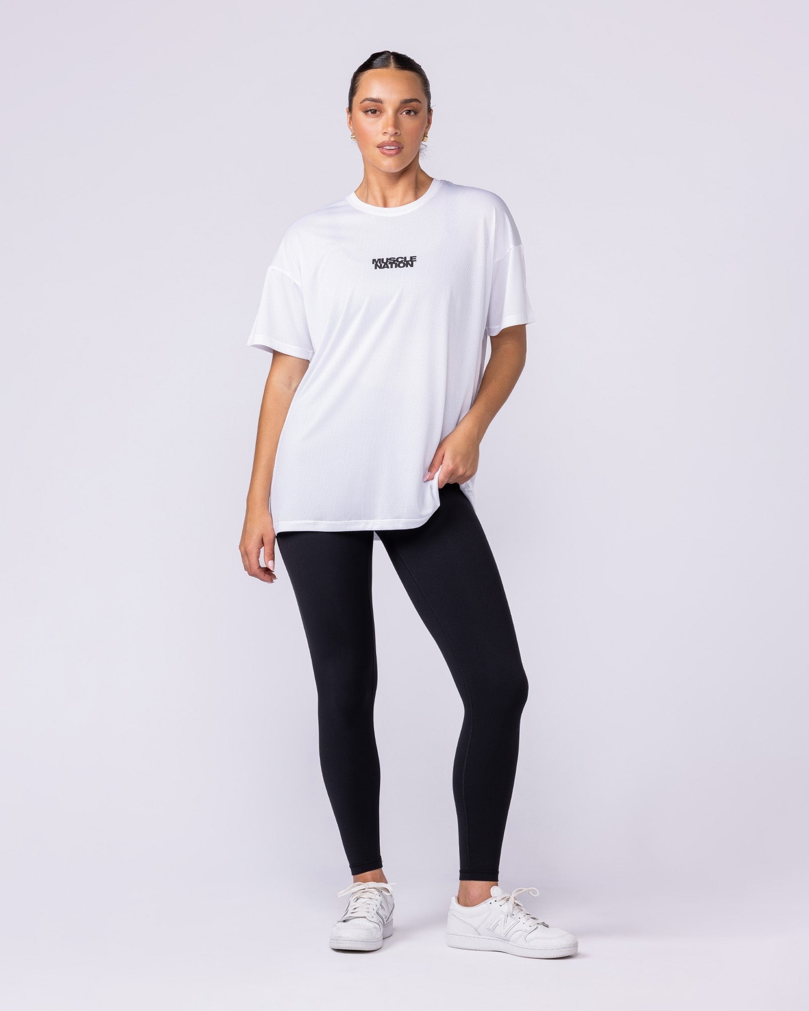 Womens Relaxed Training Tee - White