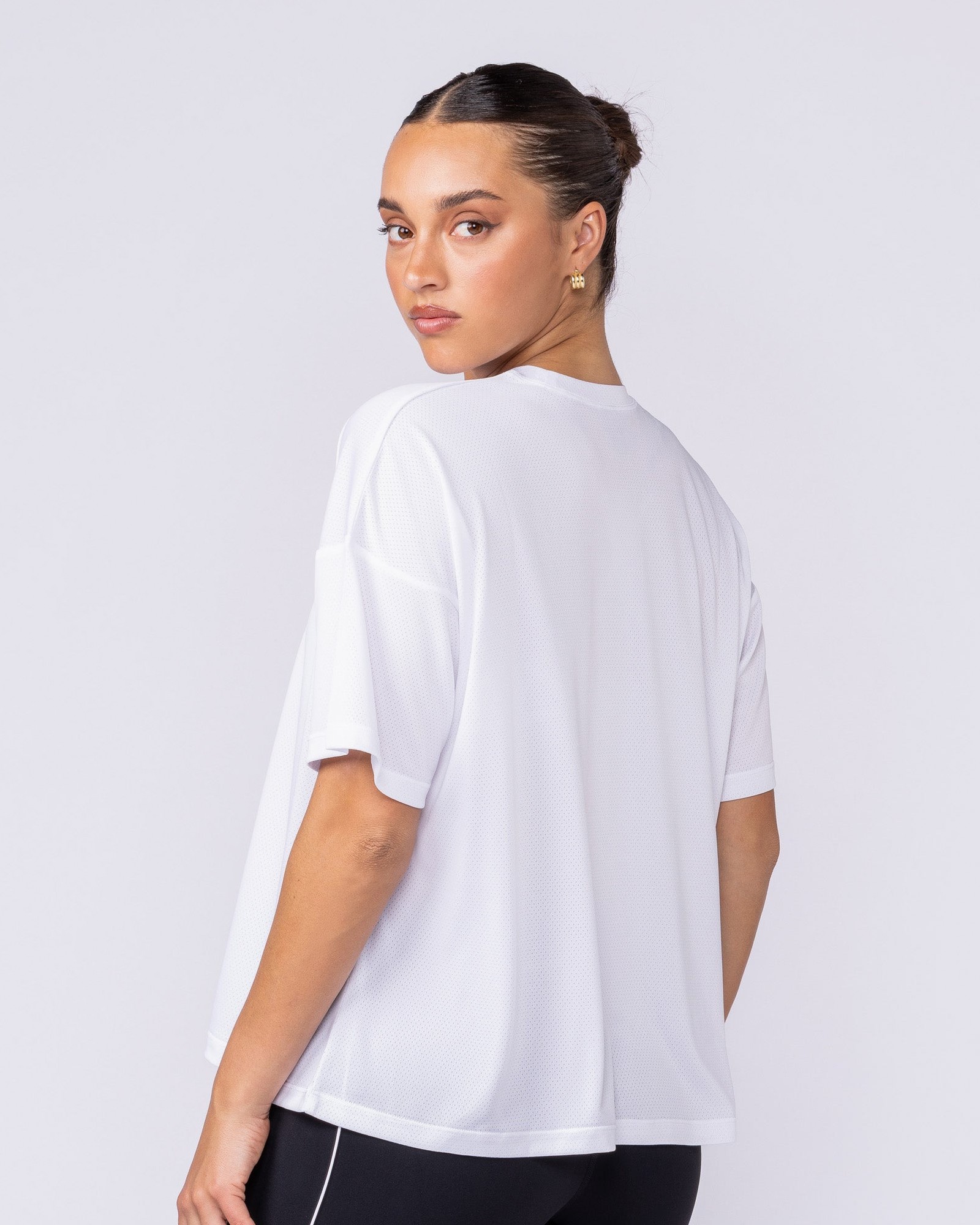 Boxy Training Tee - White