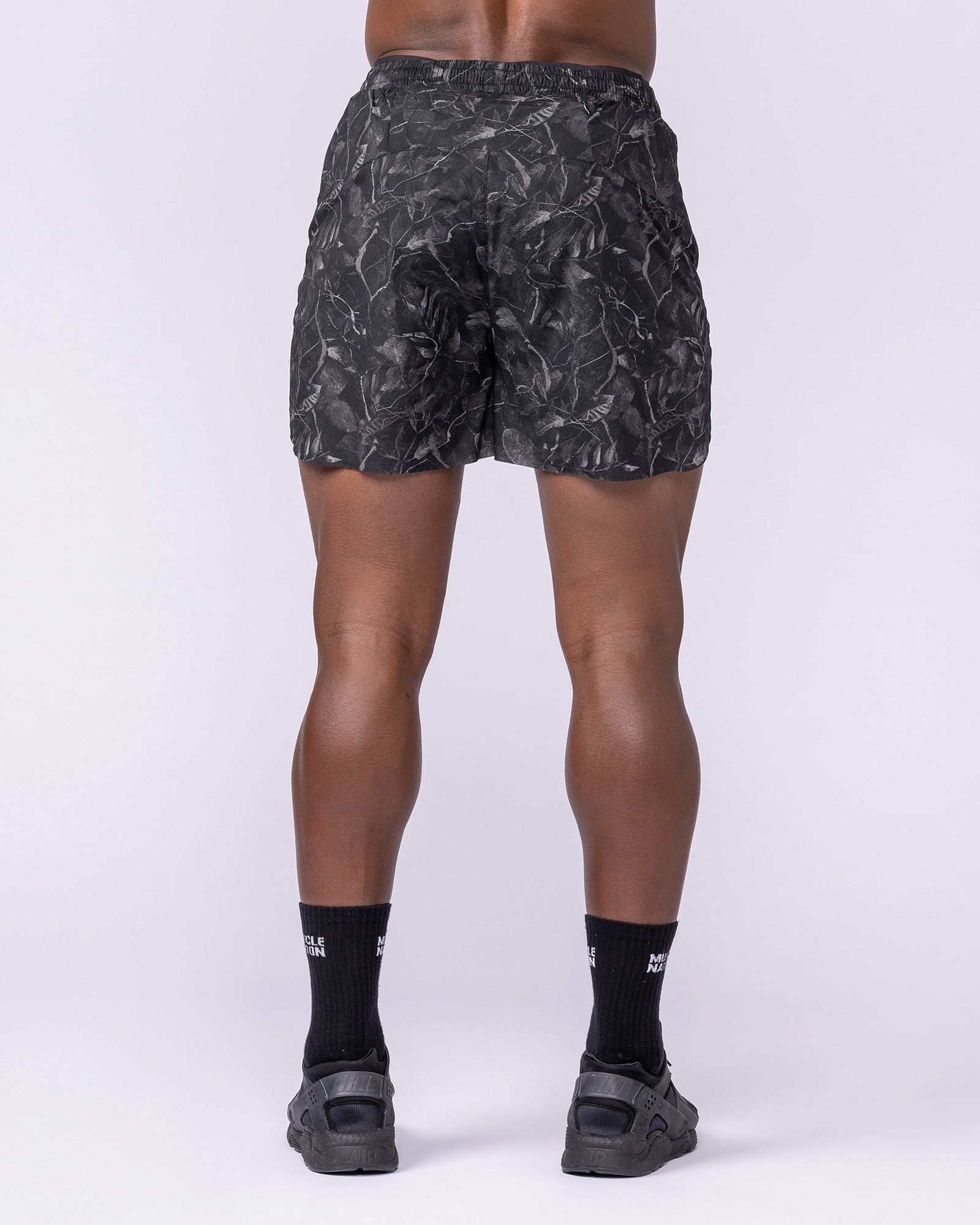 Compete 3" Run Shorts - Tree Camo Monochrome