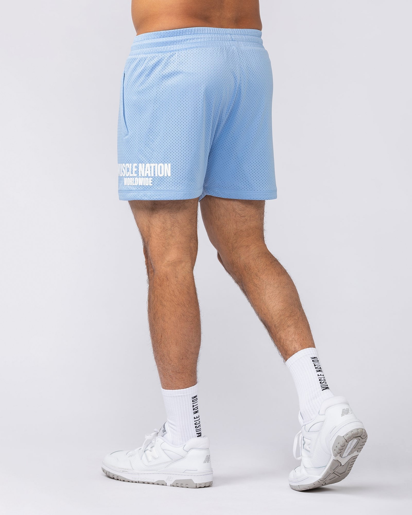 Worldwide Lay Up 3.5" Shorts - Sky