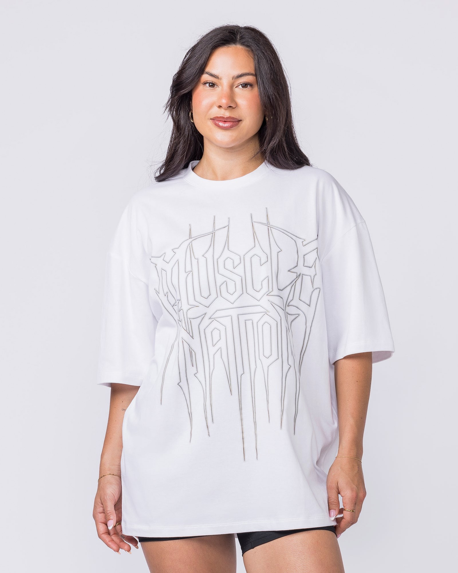 Metalcore Oversized Tee - White