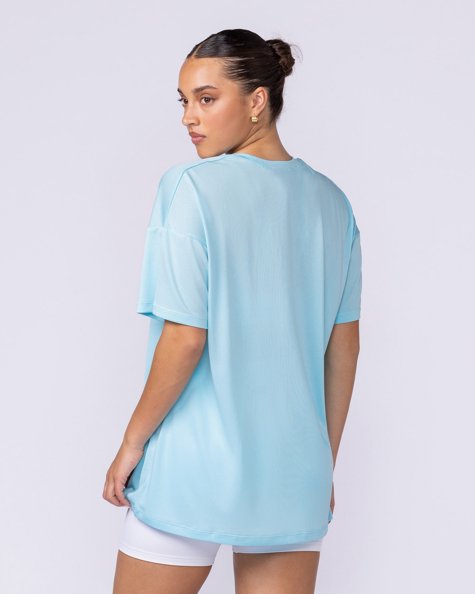 Womens Relaxed Training Tee - Lagoon