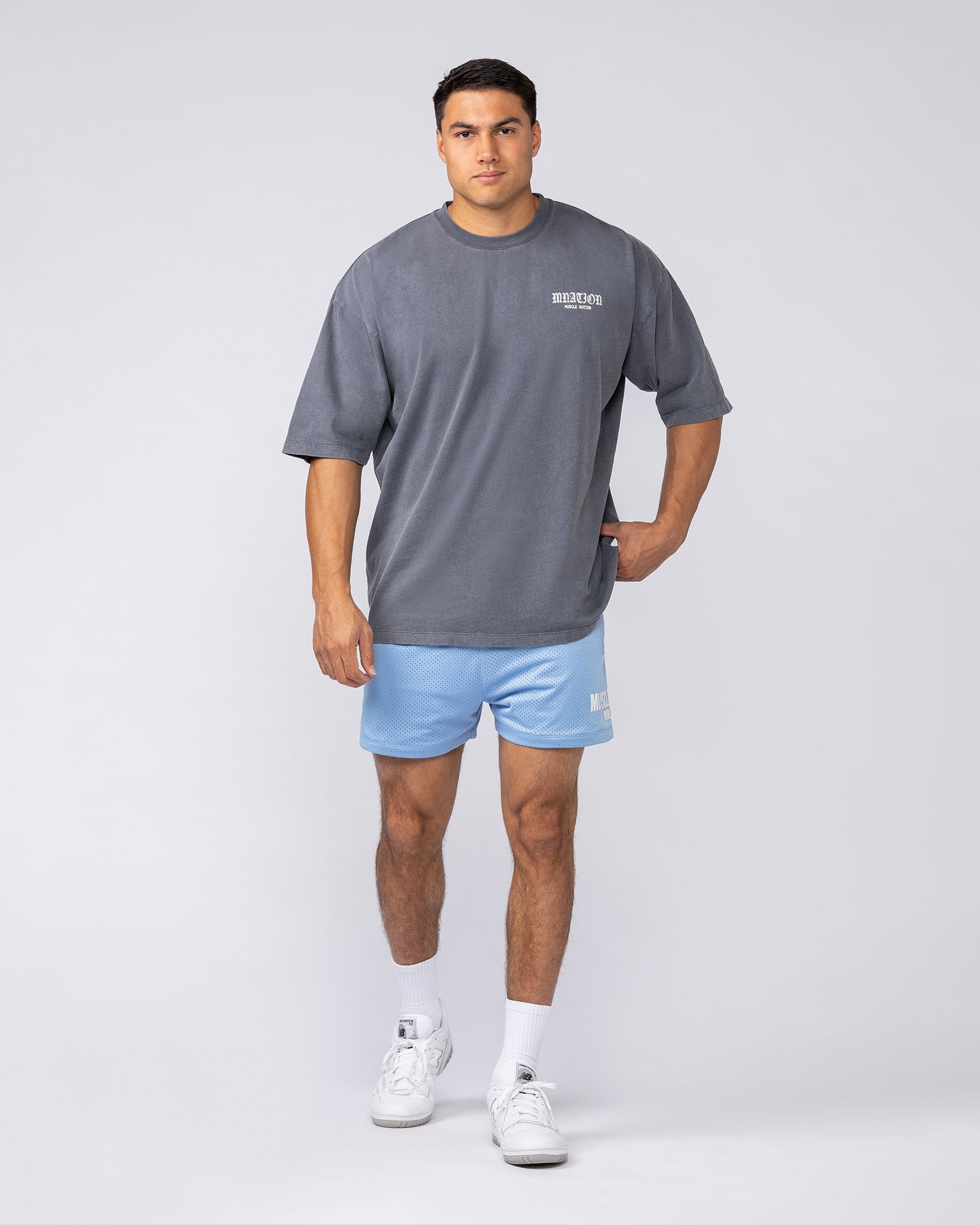 Worldwide Lay Up 3.5" Shorts - Sky