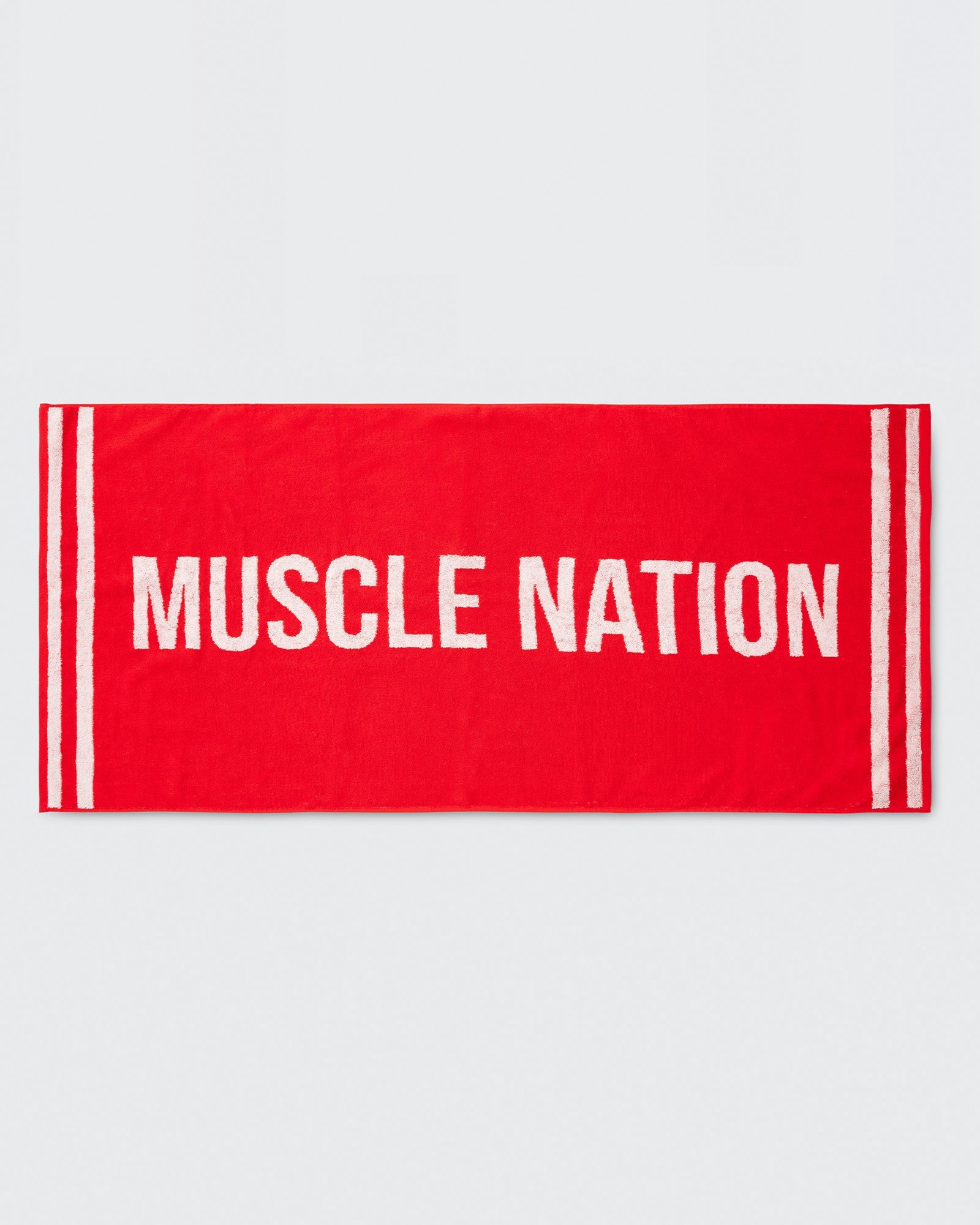 Gym Towel - Chilli/ White