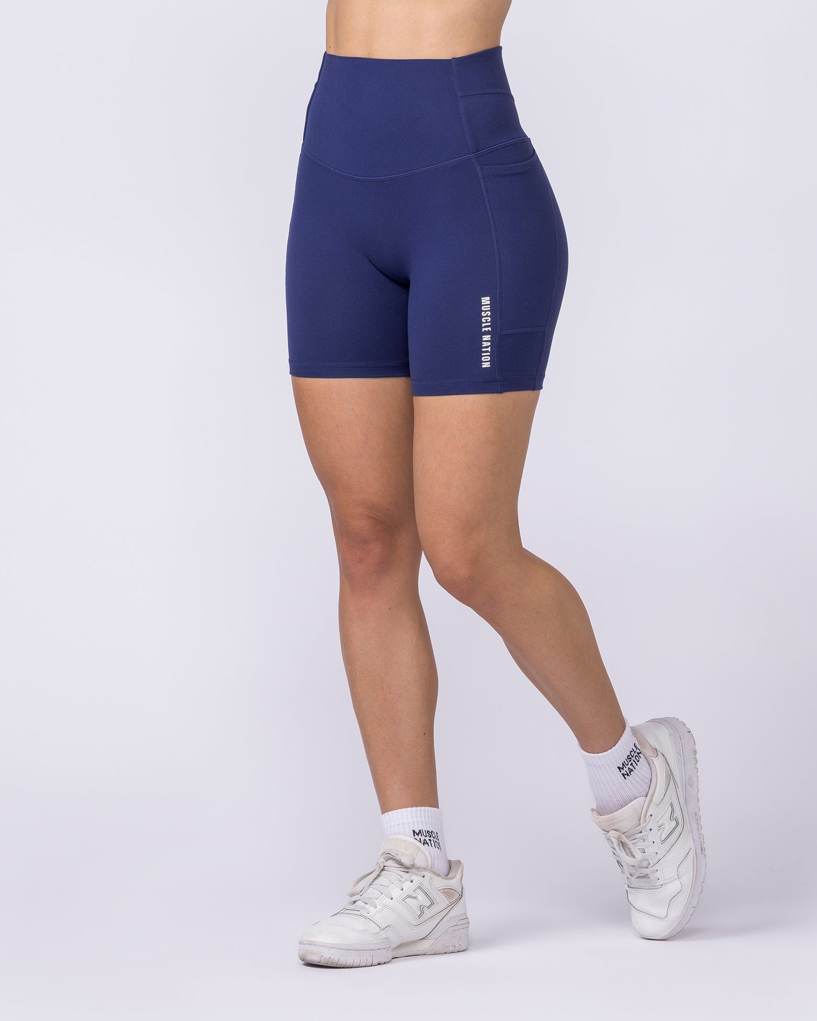 Unrivalled Everyday Pocket Bike Shorts - Classic Navy