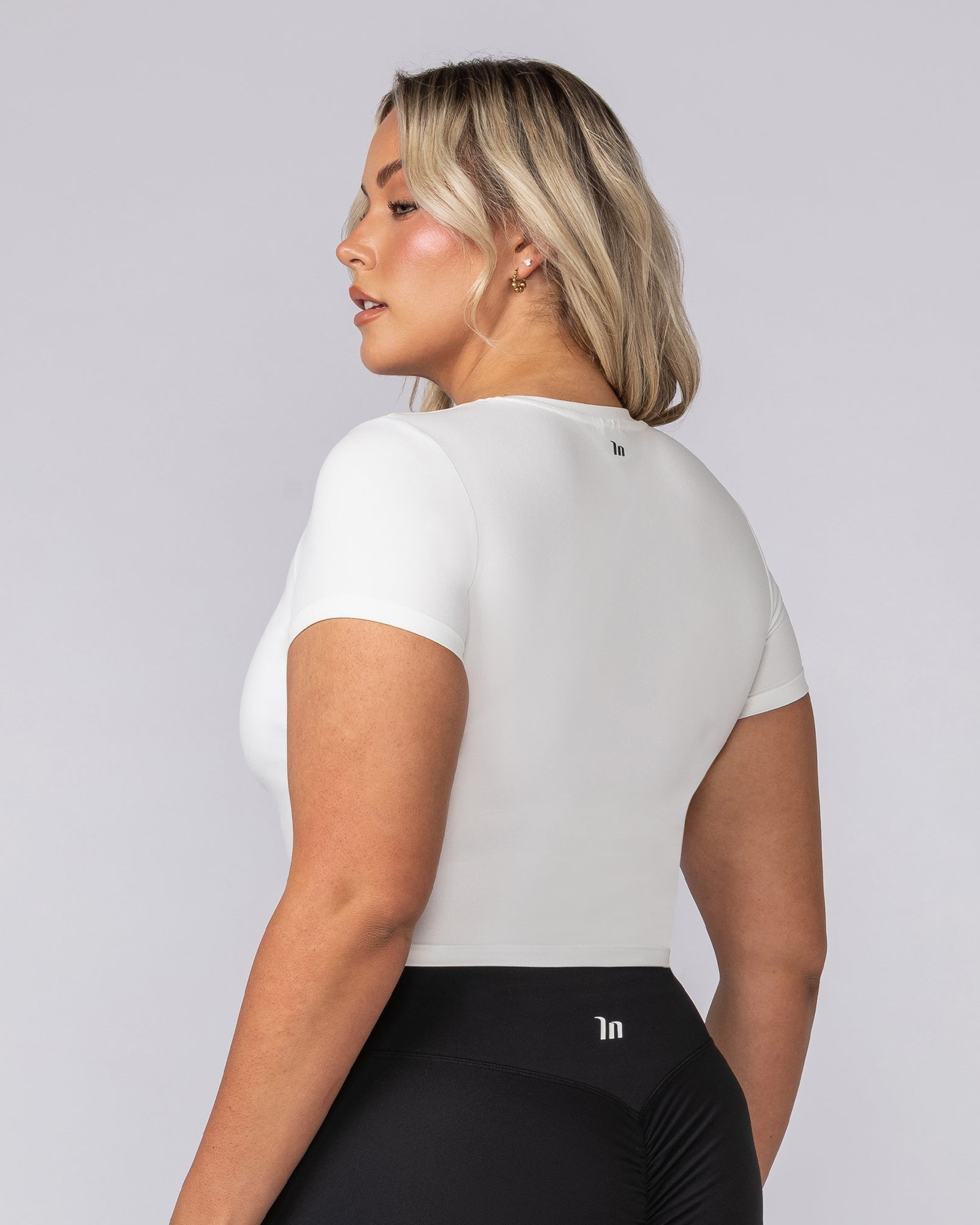 Essential Cropped Tee - Milk