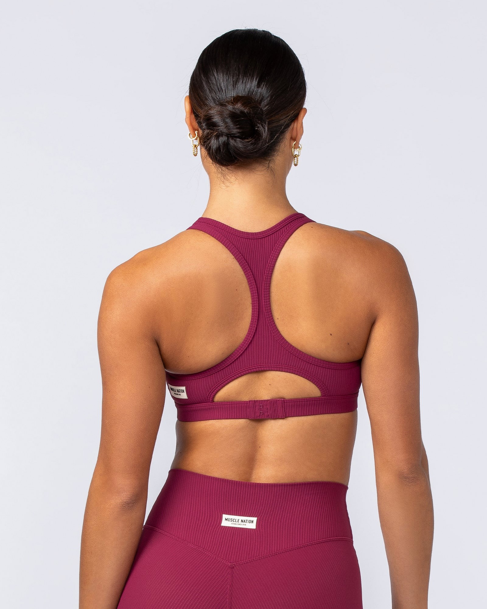 Drew Rib Bra - Rose Bud