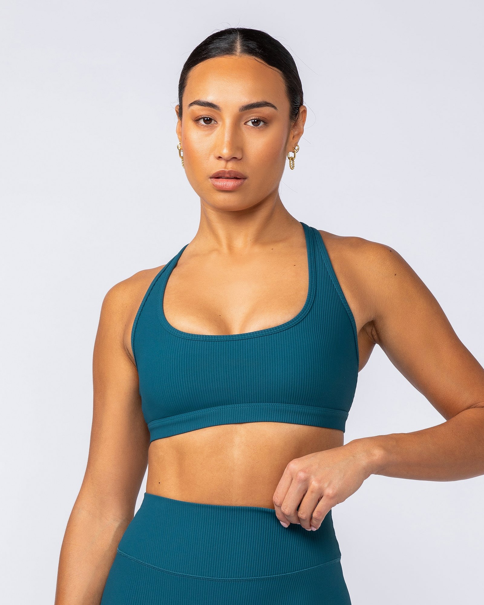 Drew Rib Bra - Dark Marine
