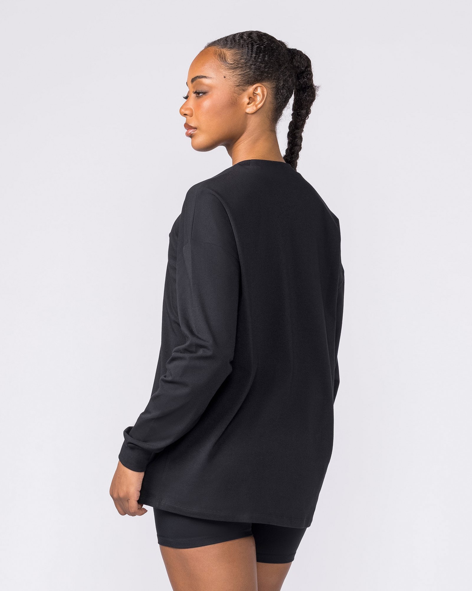 Classic Long Sleeve Top - Black