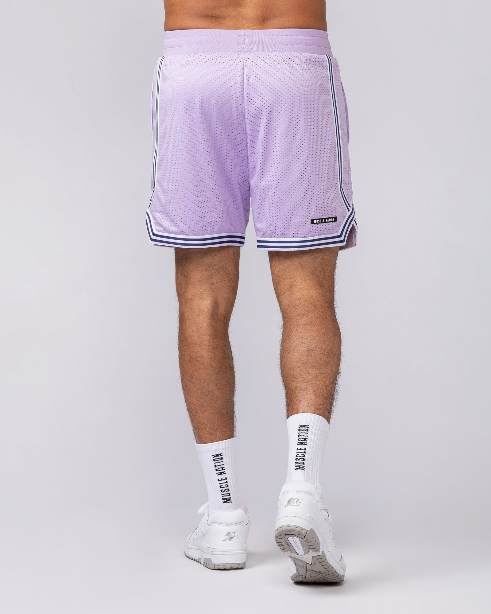 Courtside Basketball 5" Shorts - Lavender