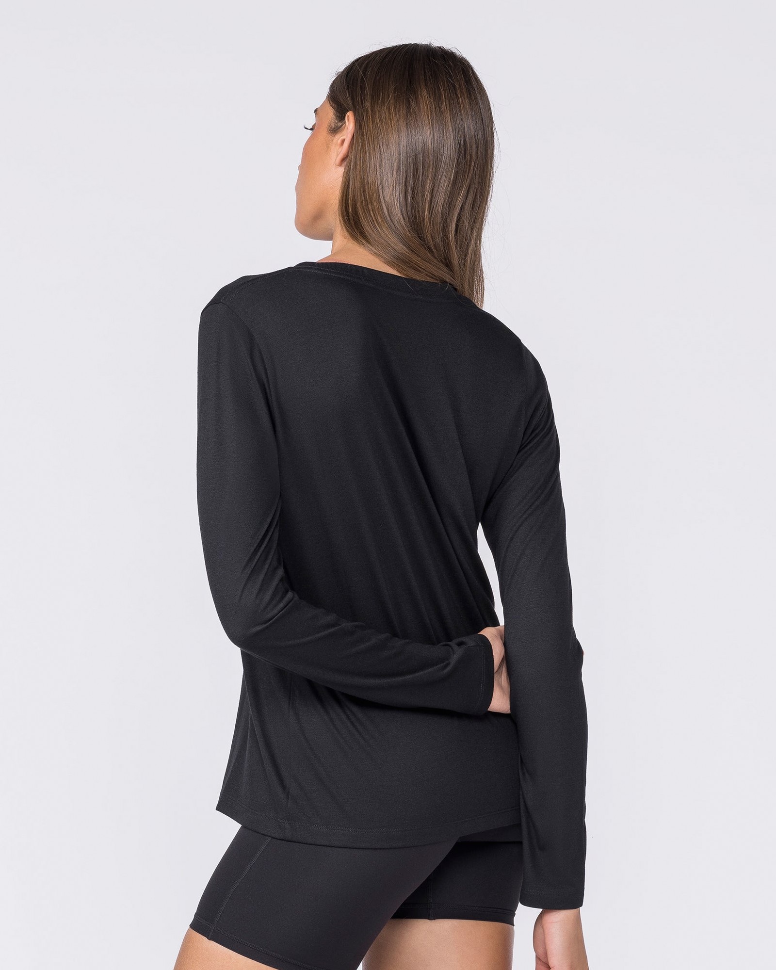Routine Long Sleeve Top - Black