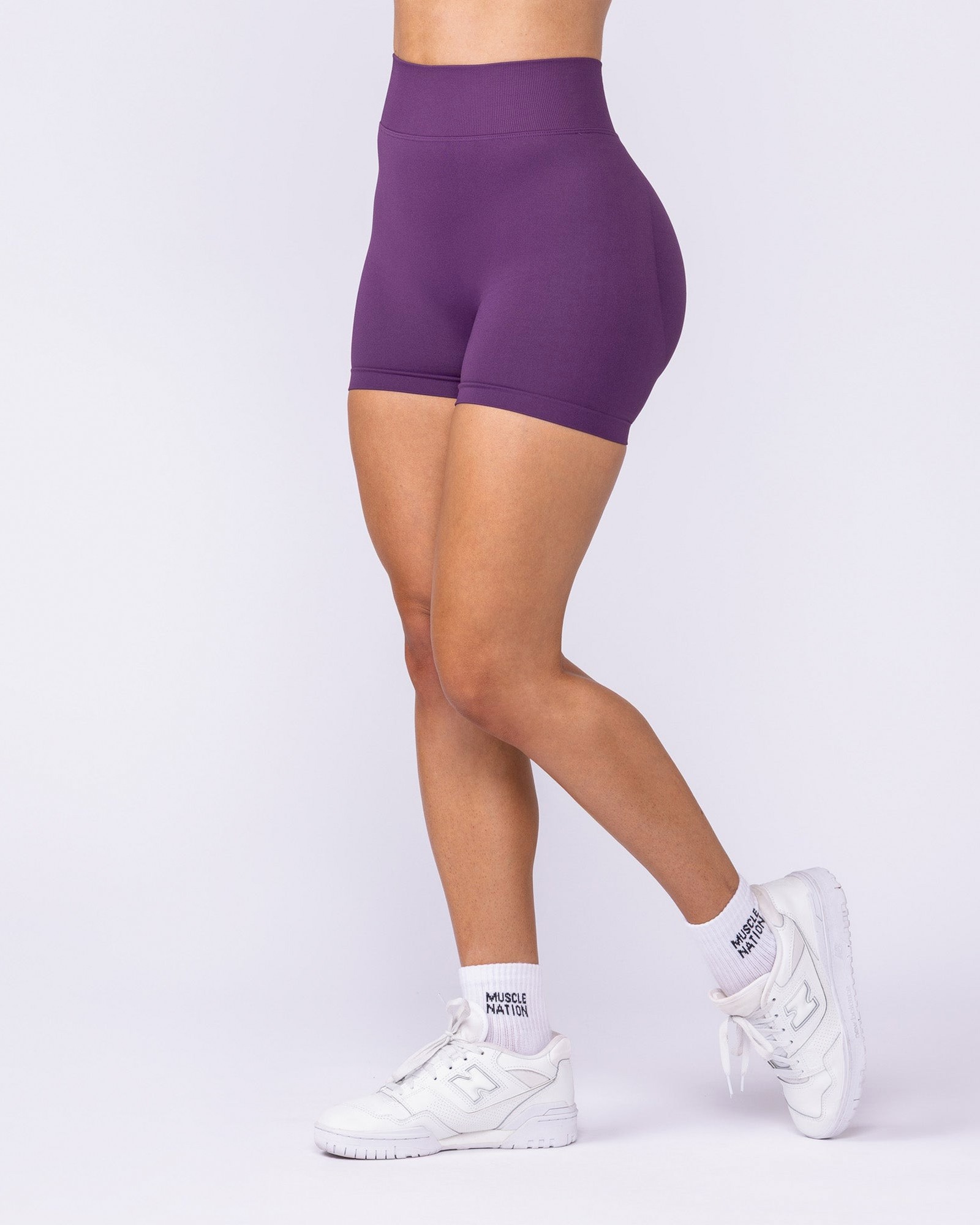 Sculpt Seamless Midway Shorts - Nightshade