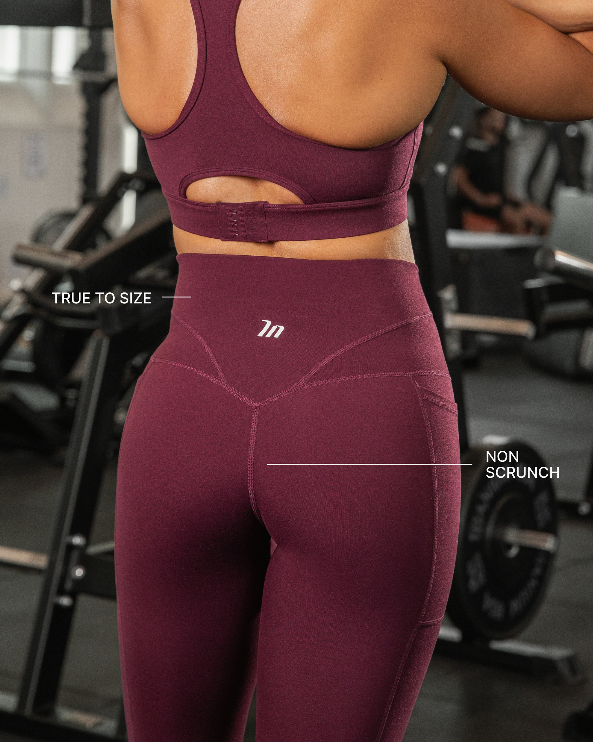 Unrivalled Everyday Pocket Ankle Leggings - Sangria