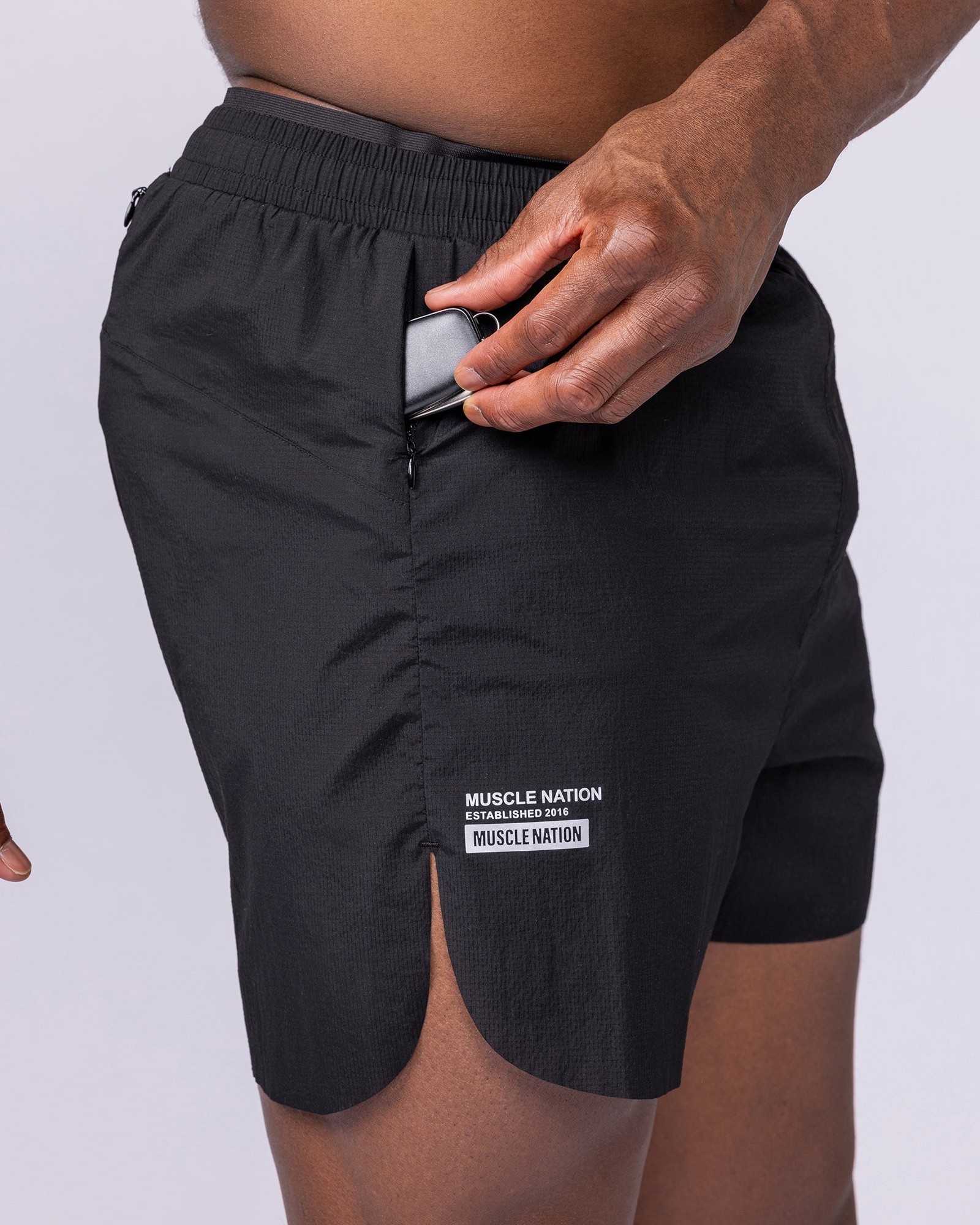 Compete 3" Run Shorts - Black
