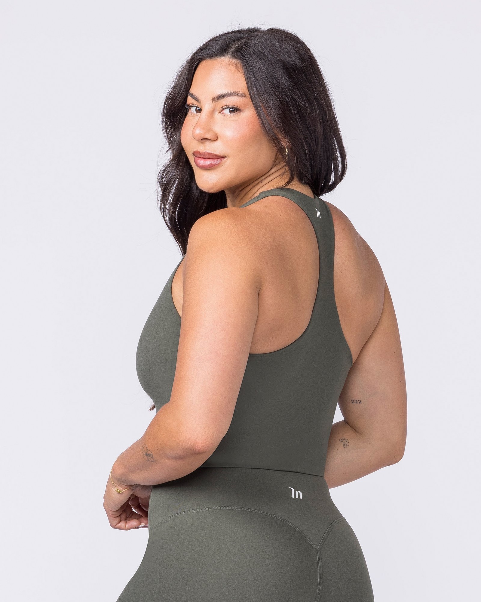 Everyday Form Cropped Tank - Eucalyptus
