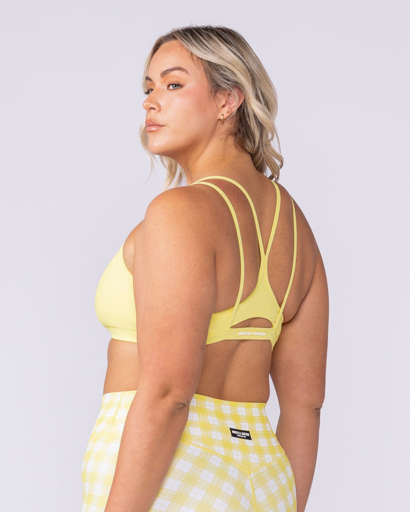 Pace It Rib Bra - Sunshine